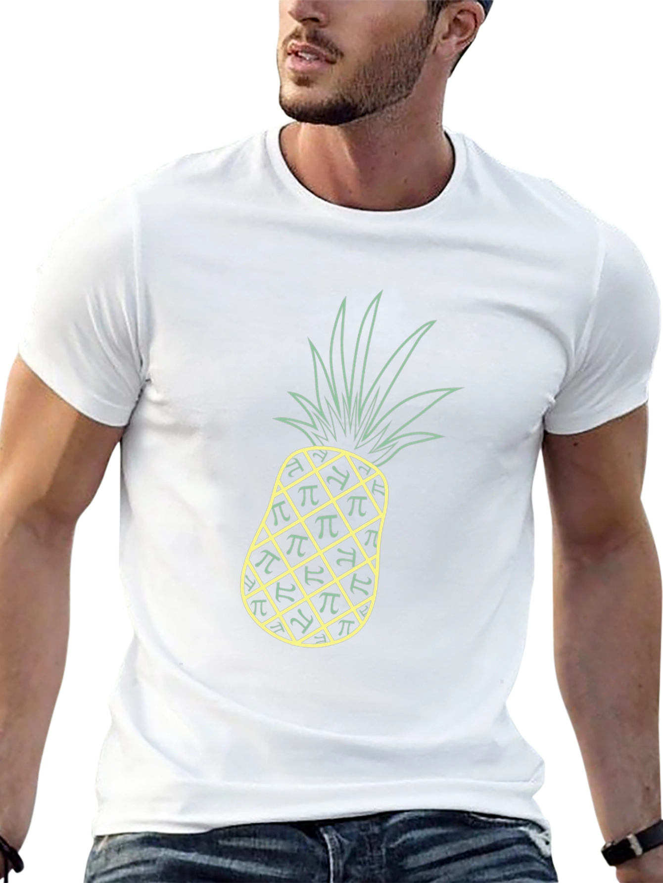 Pineapple Pi Graphic Tee - Unique Math Lovers Shirt