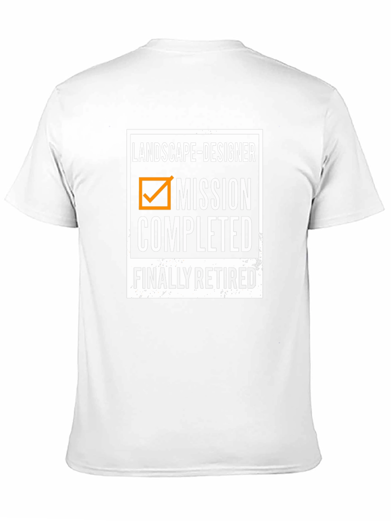 Landscape Designer Mission Completed Retired T-Shirt