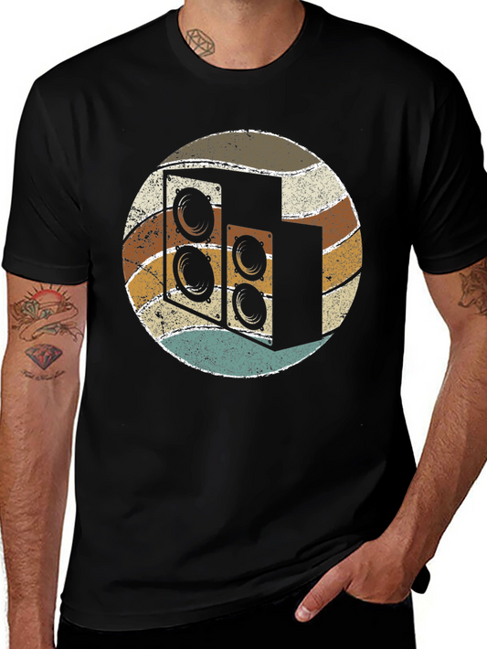 Retro Speaker T-Shirt - Vintage Audio Design