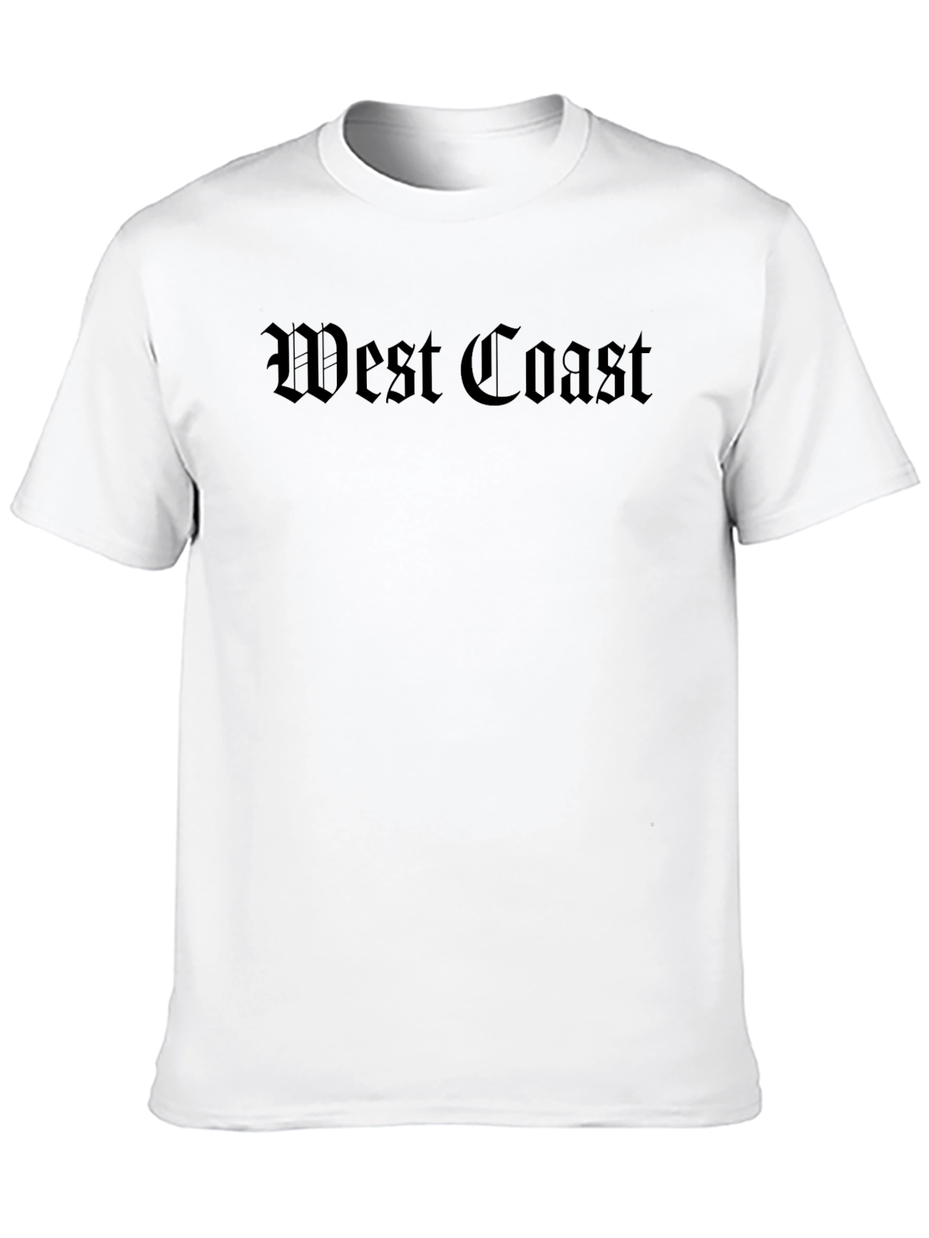West Coast Black Graphic Tee - Streetwear Fashion