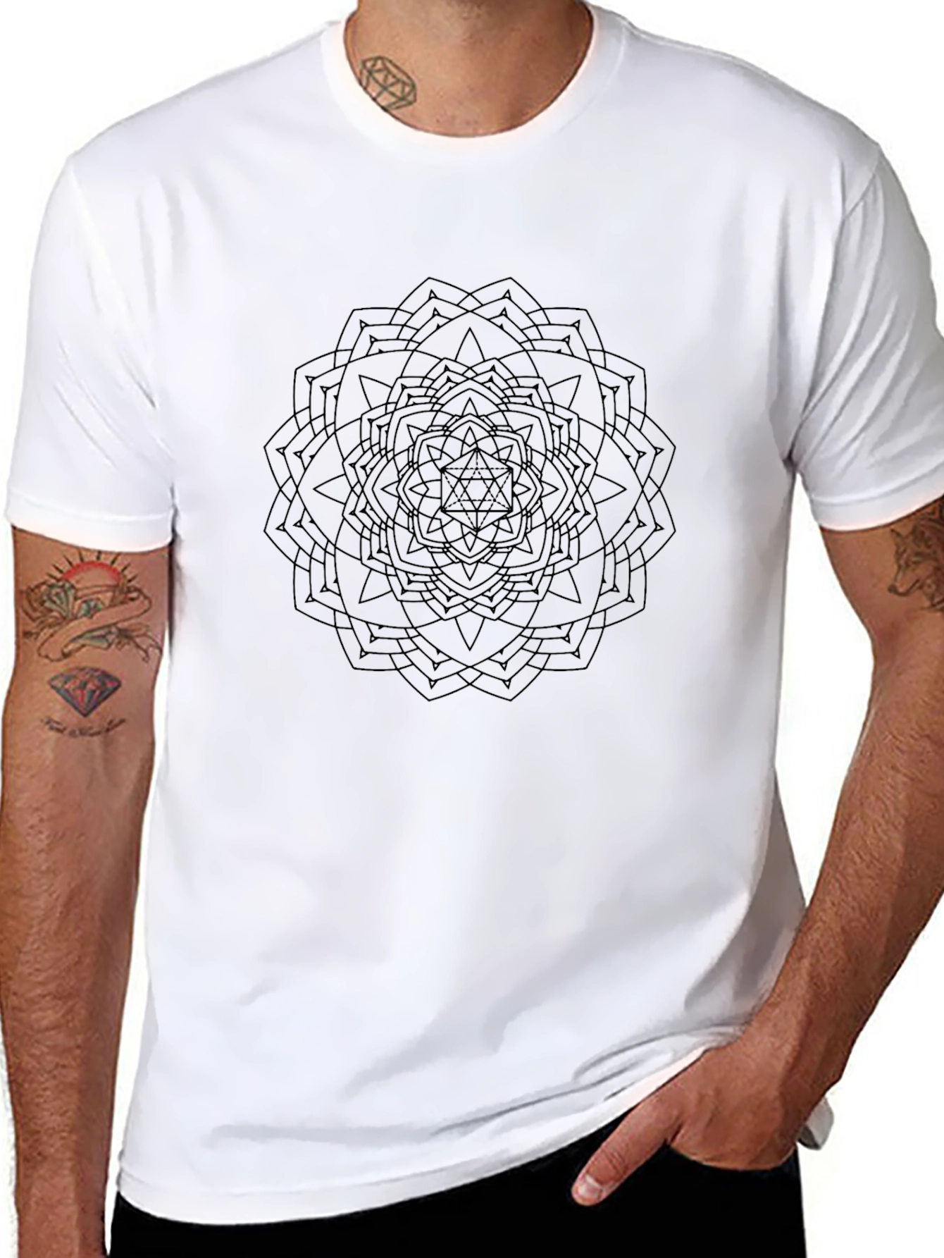 Geometric Mandala T-Shirt