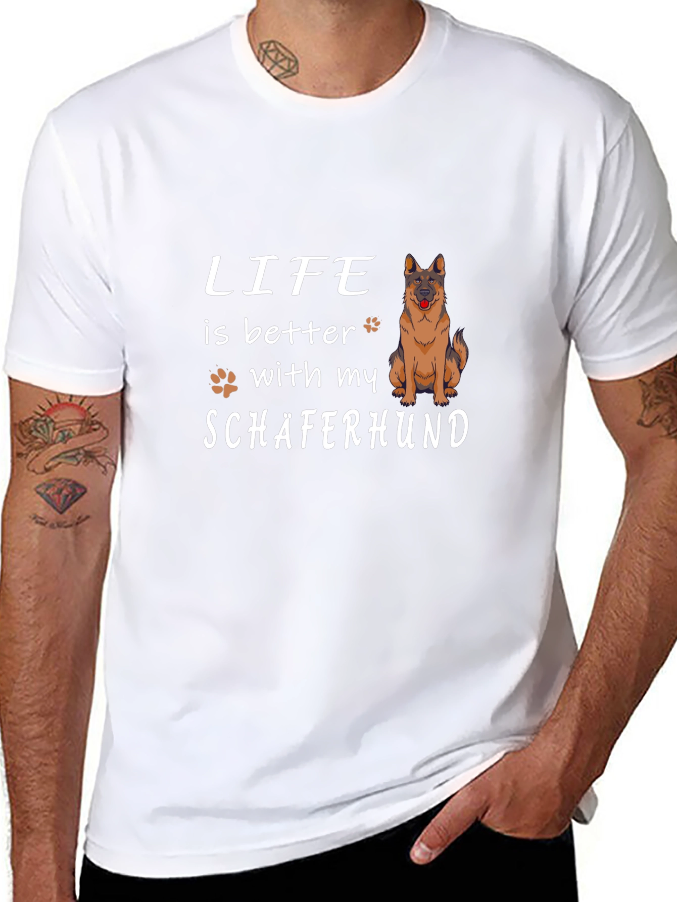 Life is Better with My Schäferhund T-Shirt