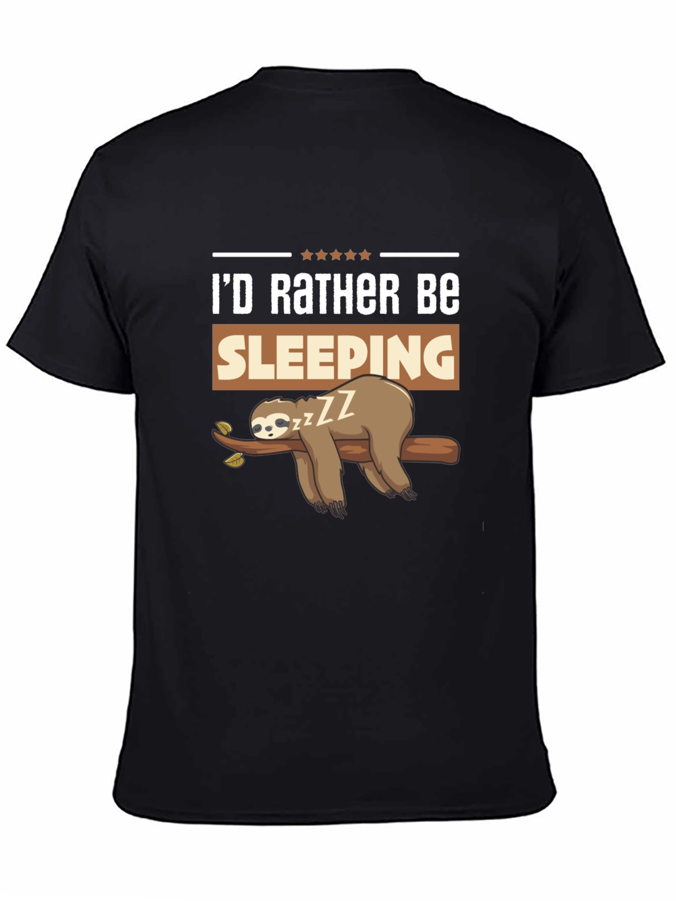 Id Rather Be Sleeping Sloth T-Shirt