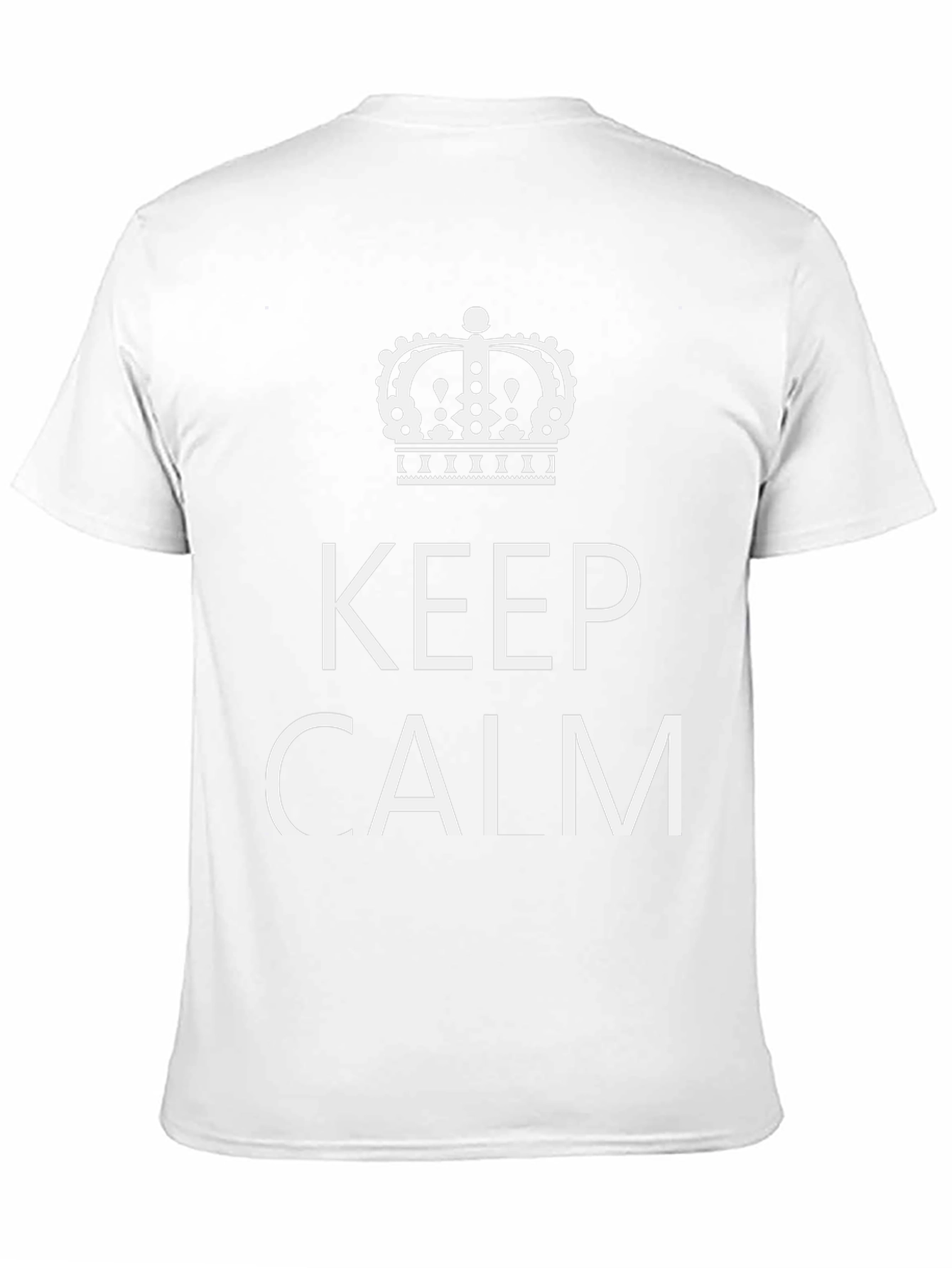 Keep Calm Graphic Print T-Shirt