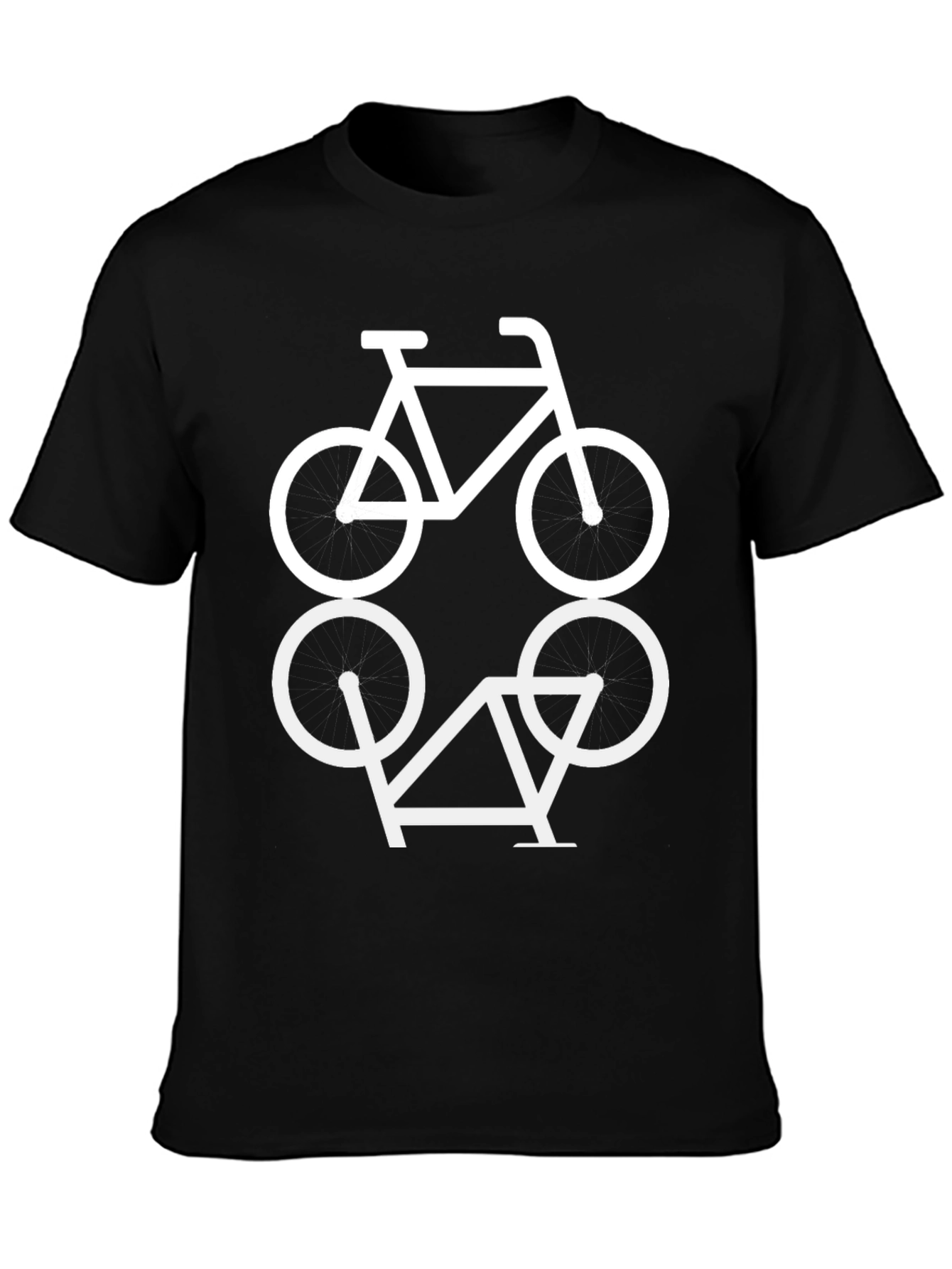 Geometric Bike Graphic T-Shirt