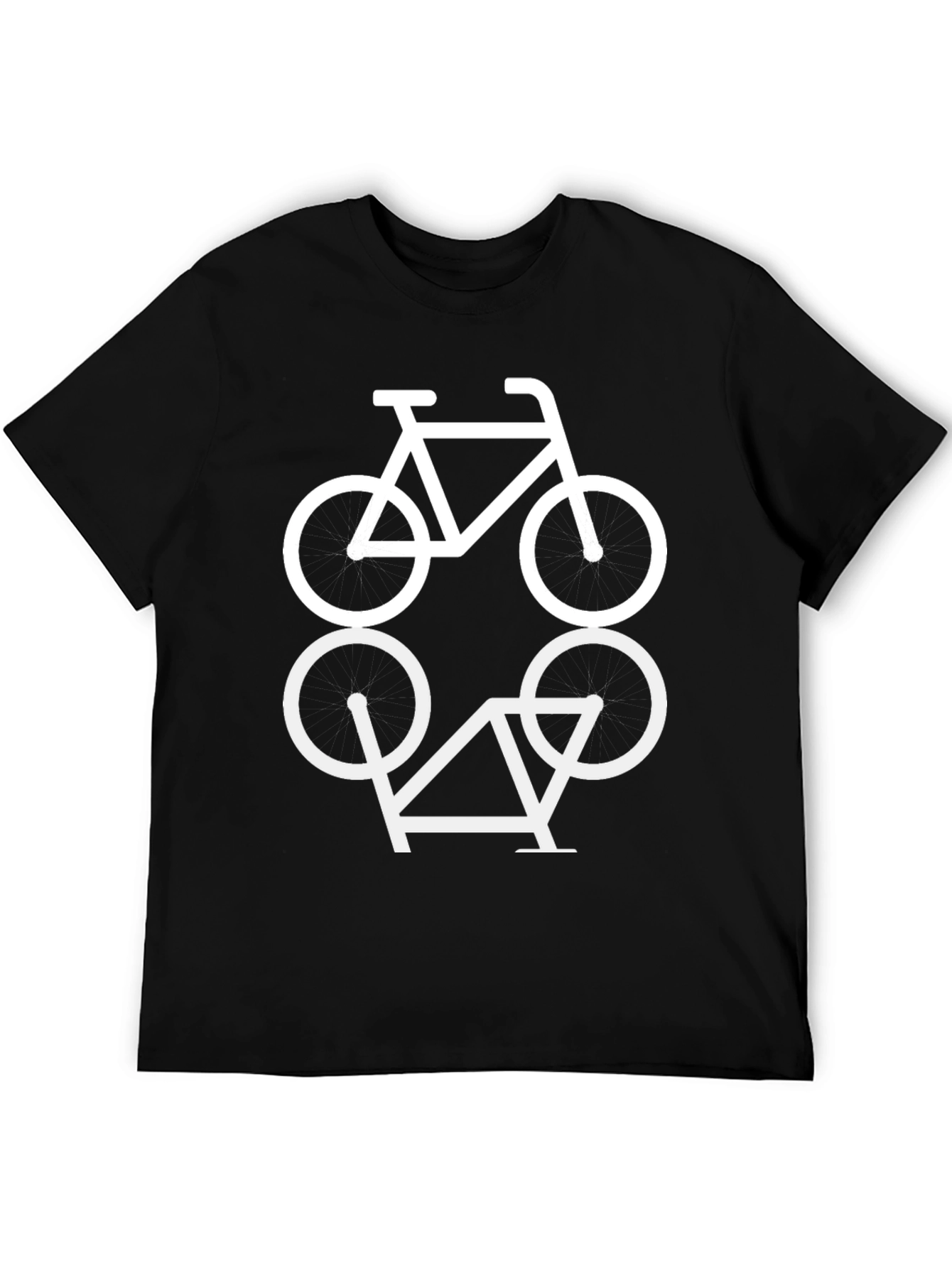 Geometric Bike Graphic T-Shirt