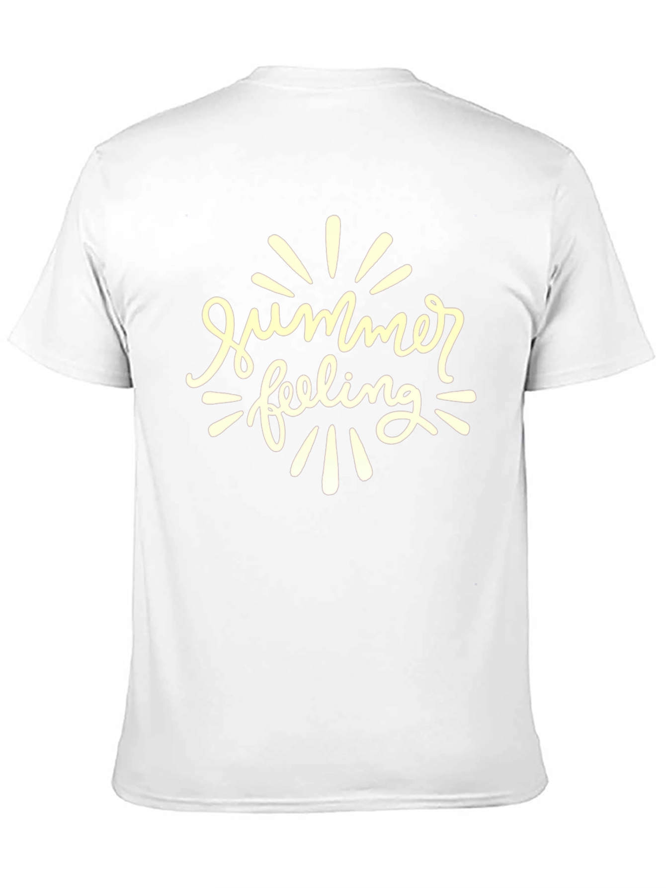 Summer Feeling Black Graphic Tee