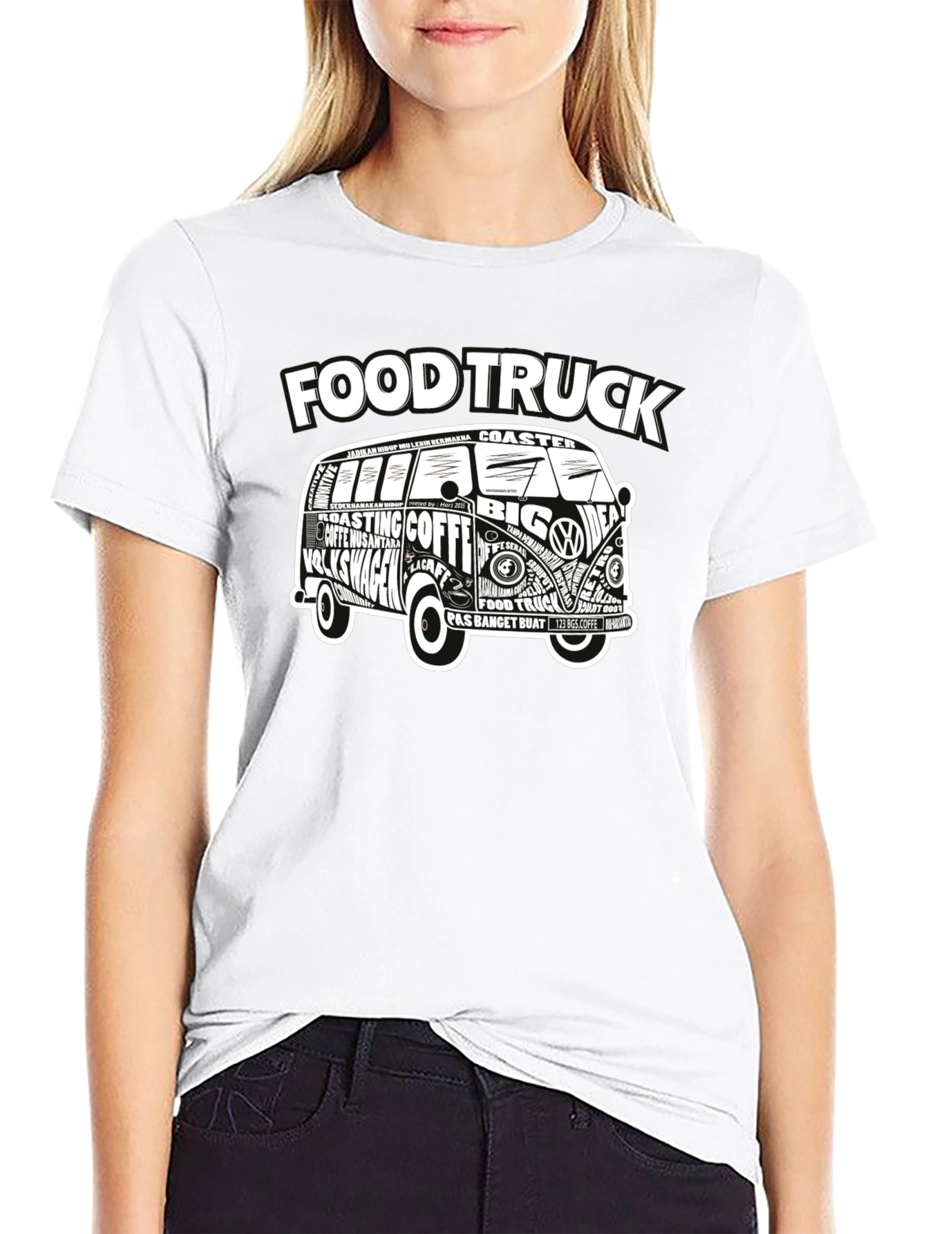 Food Truck VW Van Graphic T-Shirt