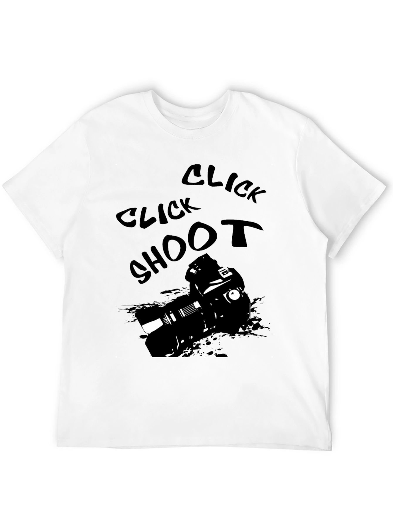 Click Shoot Camera Graphic T-Shirt - Photographers Tee
