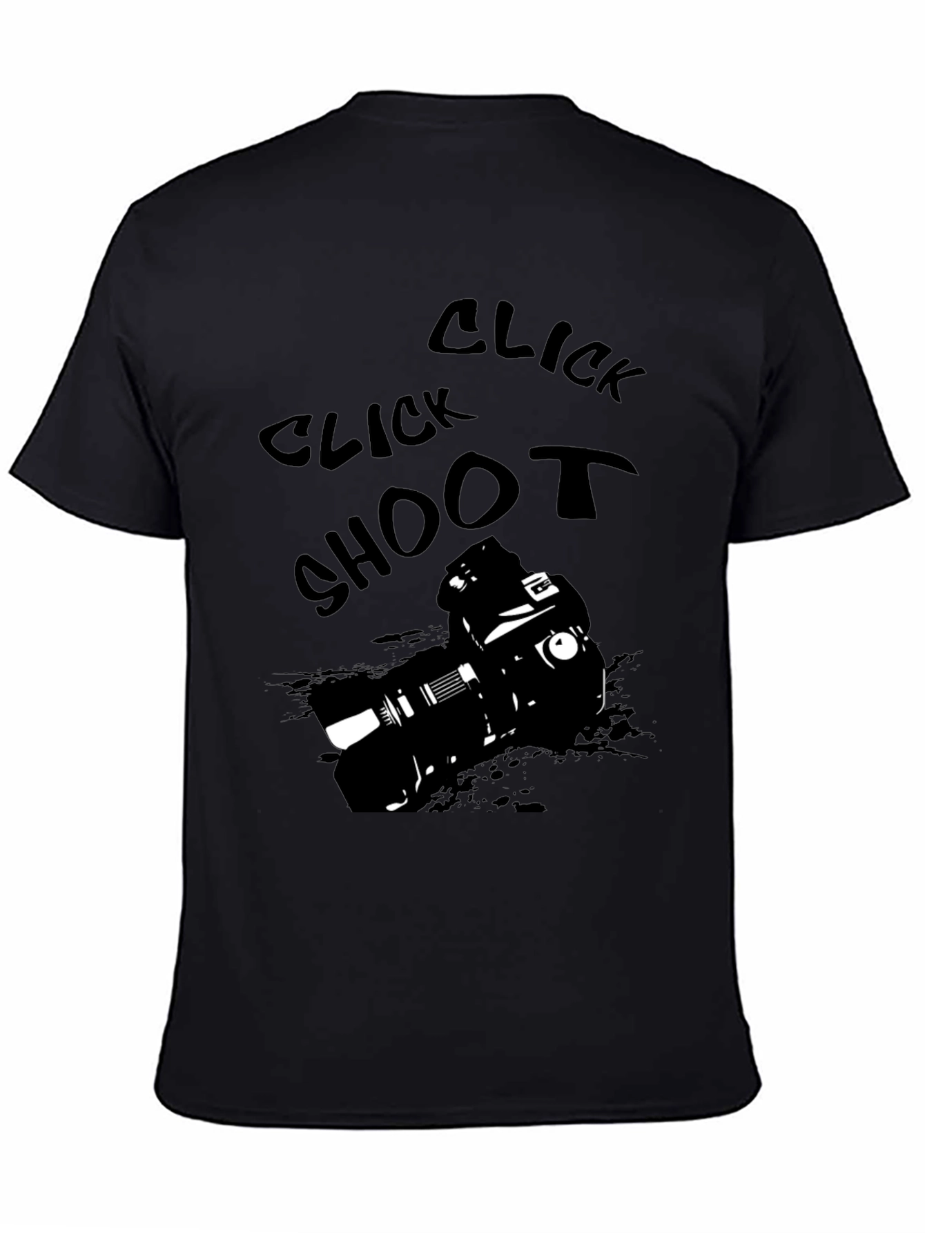 Click Shoot Camera Graphic T-Shirt - Photographers Tee