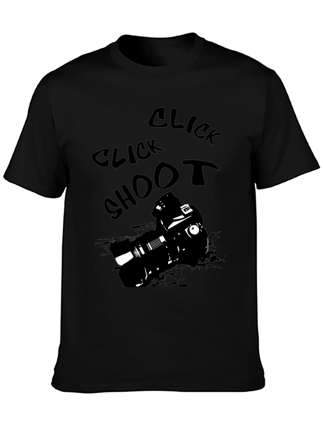 Click Shoot Camera Graphic T-Shirt - Photographers Tee