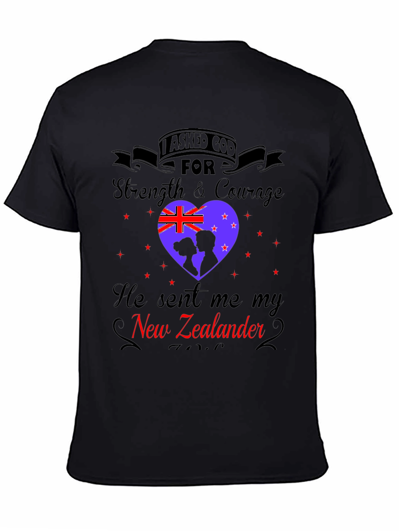 New Zealander T-Shirt: Strength & Courage