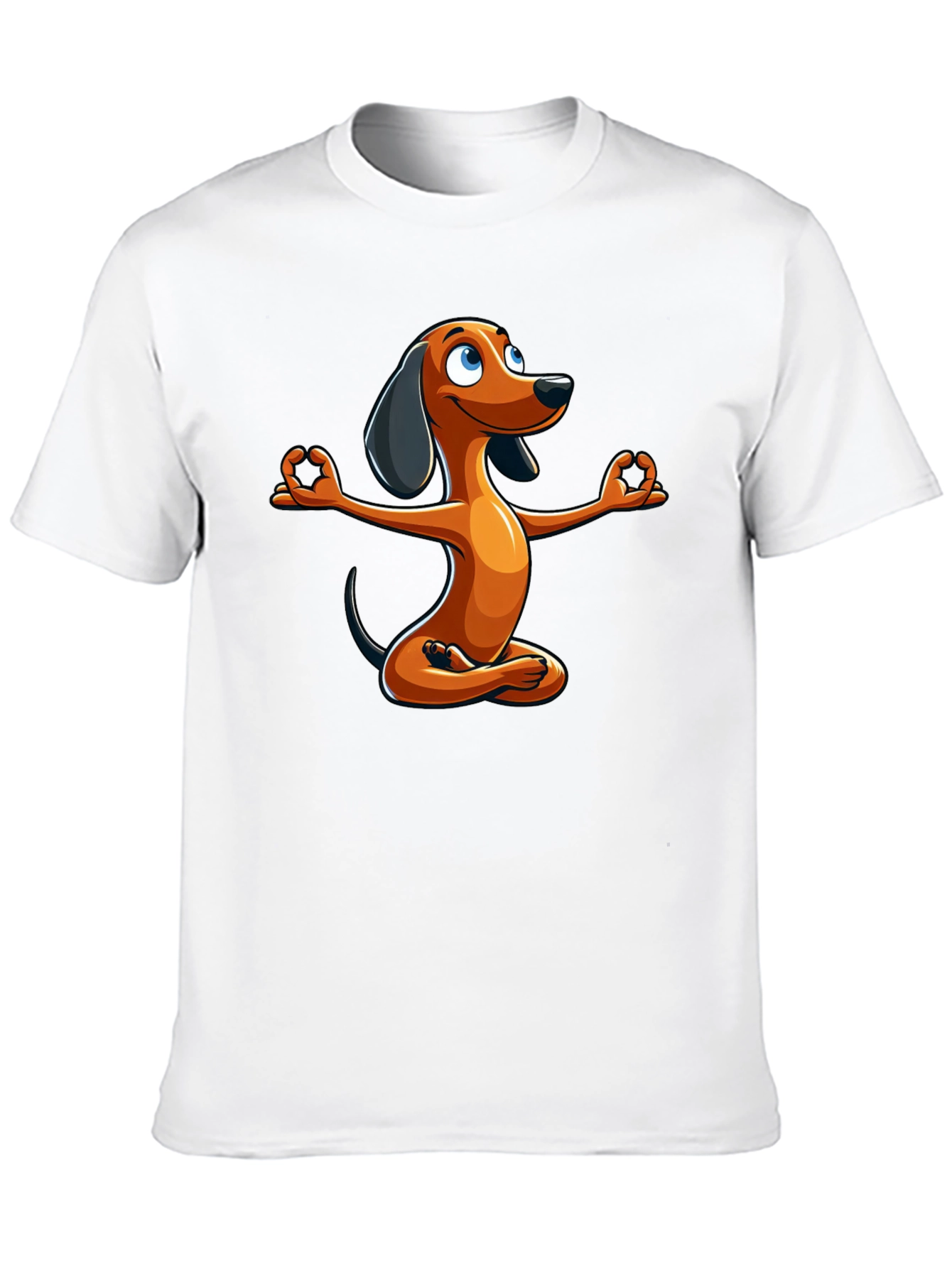 Yoga Dog Graphic T-Shirt - Relaxed Fit