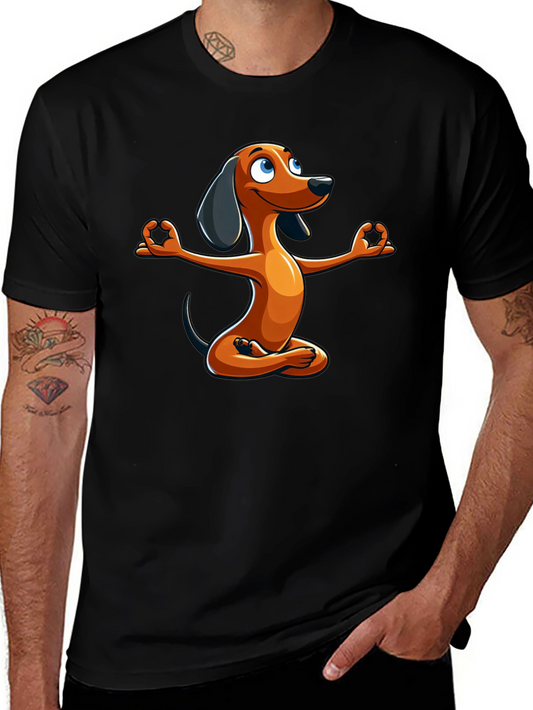 Yoga Dog Graphic T-Shirt - Relaxed Fit