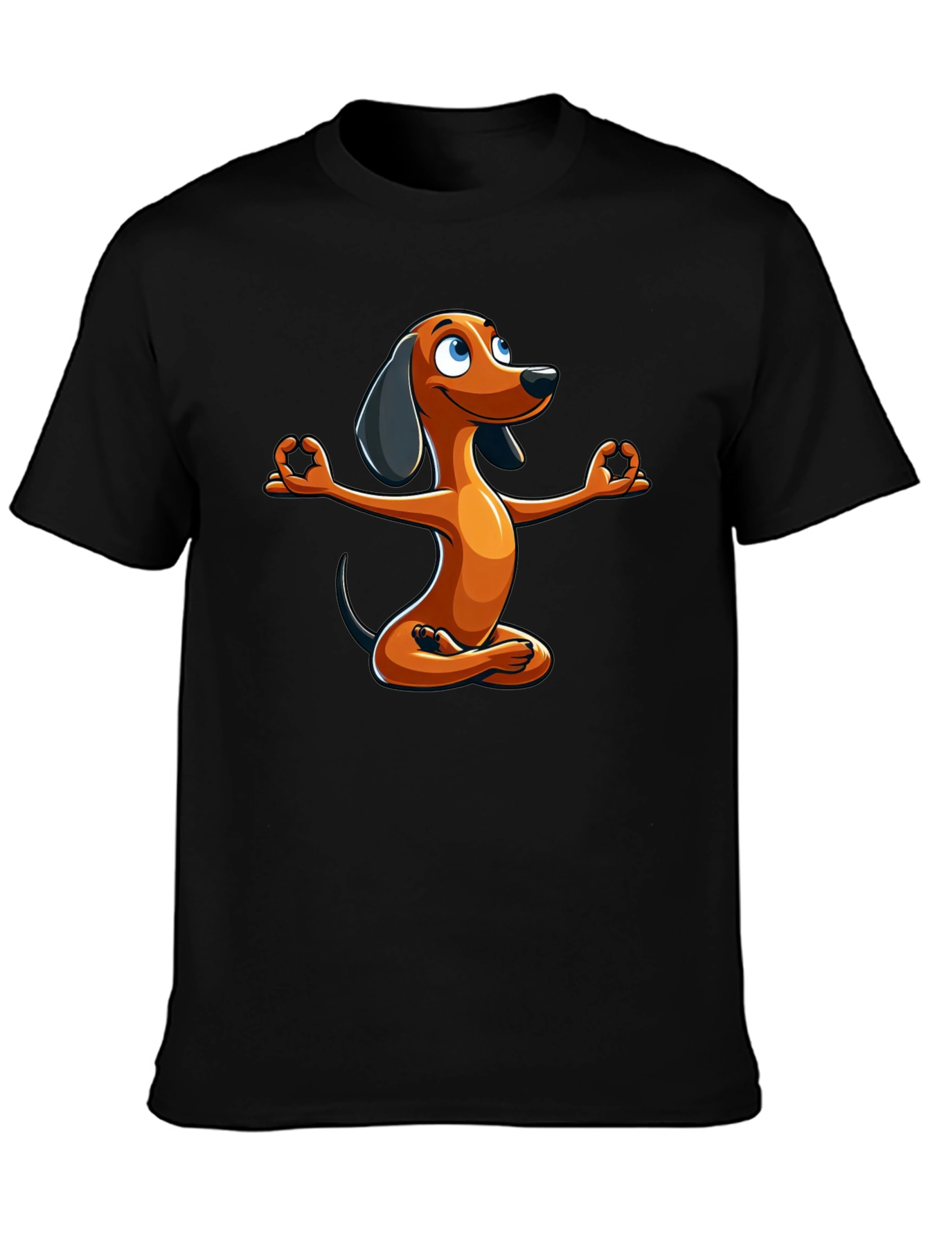 Yoga Dog Graphic T-Shirt - Relaxed Fit