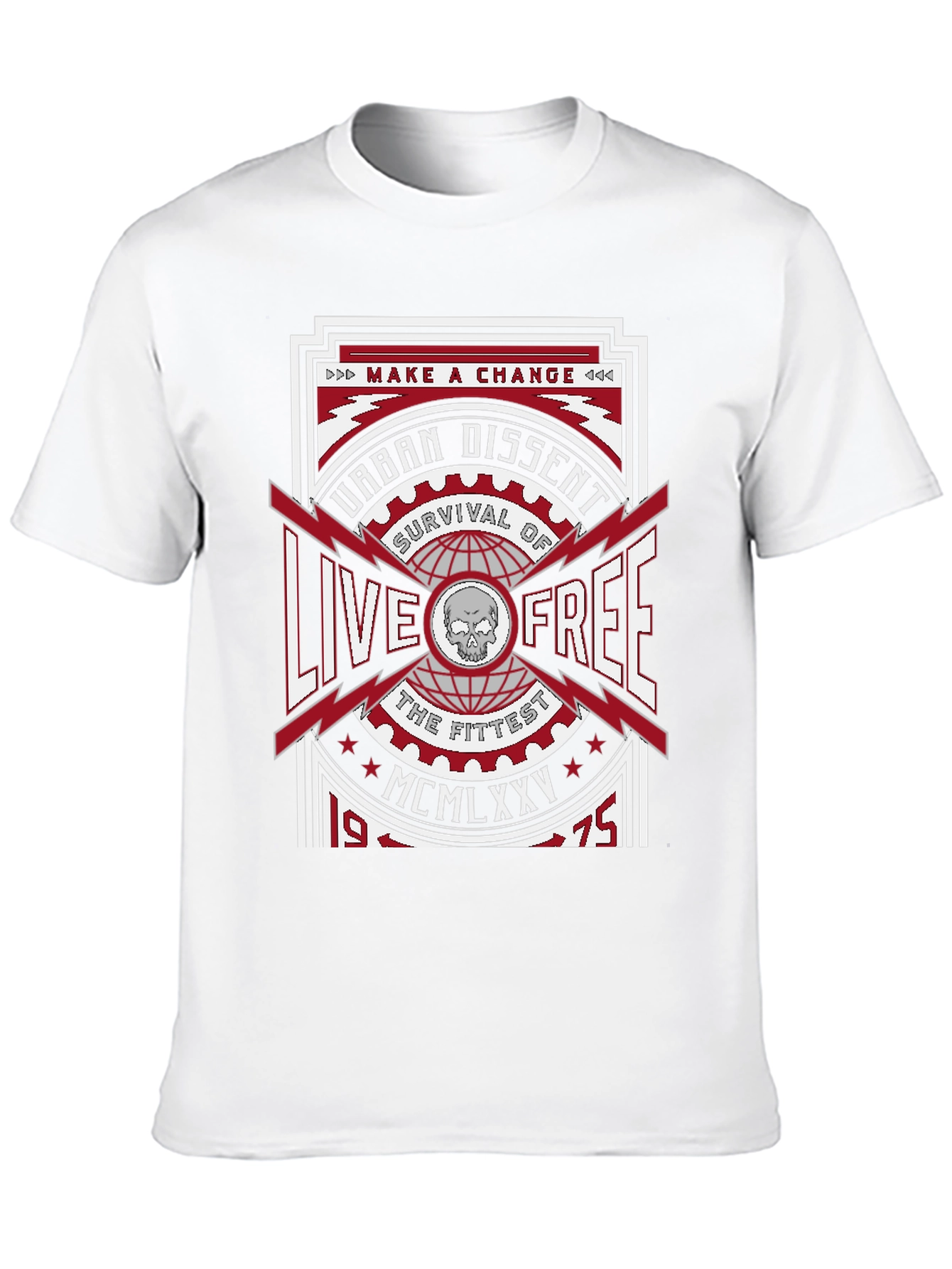 Urban Dissent Live Free Graphic T-Shirt