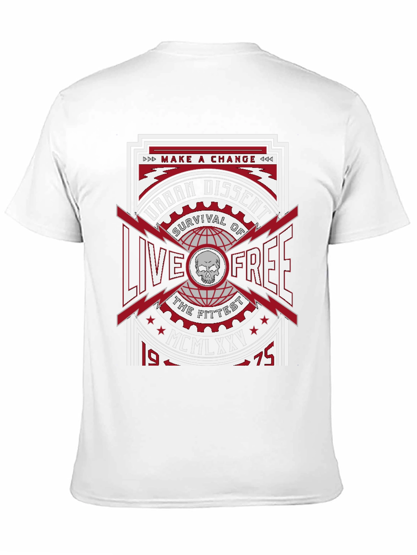 Urban Dissent Live Free Graphic T-Shirt