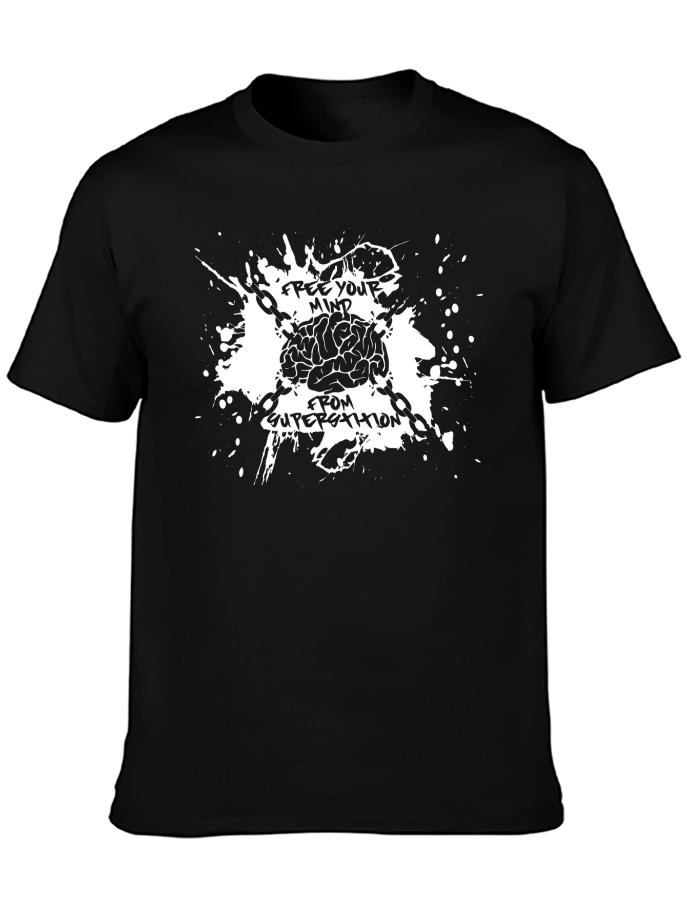 Free Your Mind Brain Graphic Tee