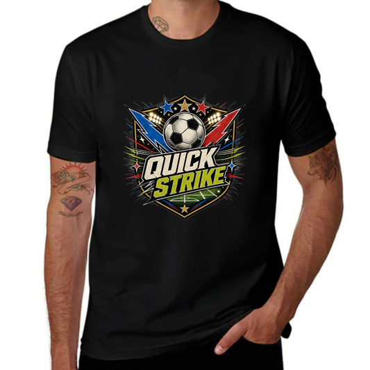 New Arrival Quick Strike Star Soccer Graphic Tee