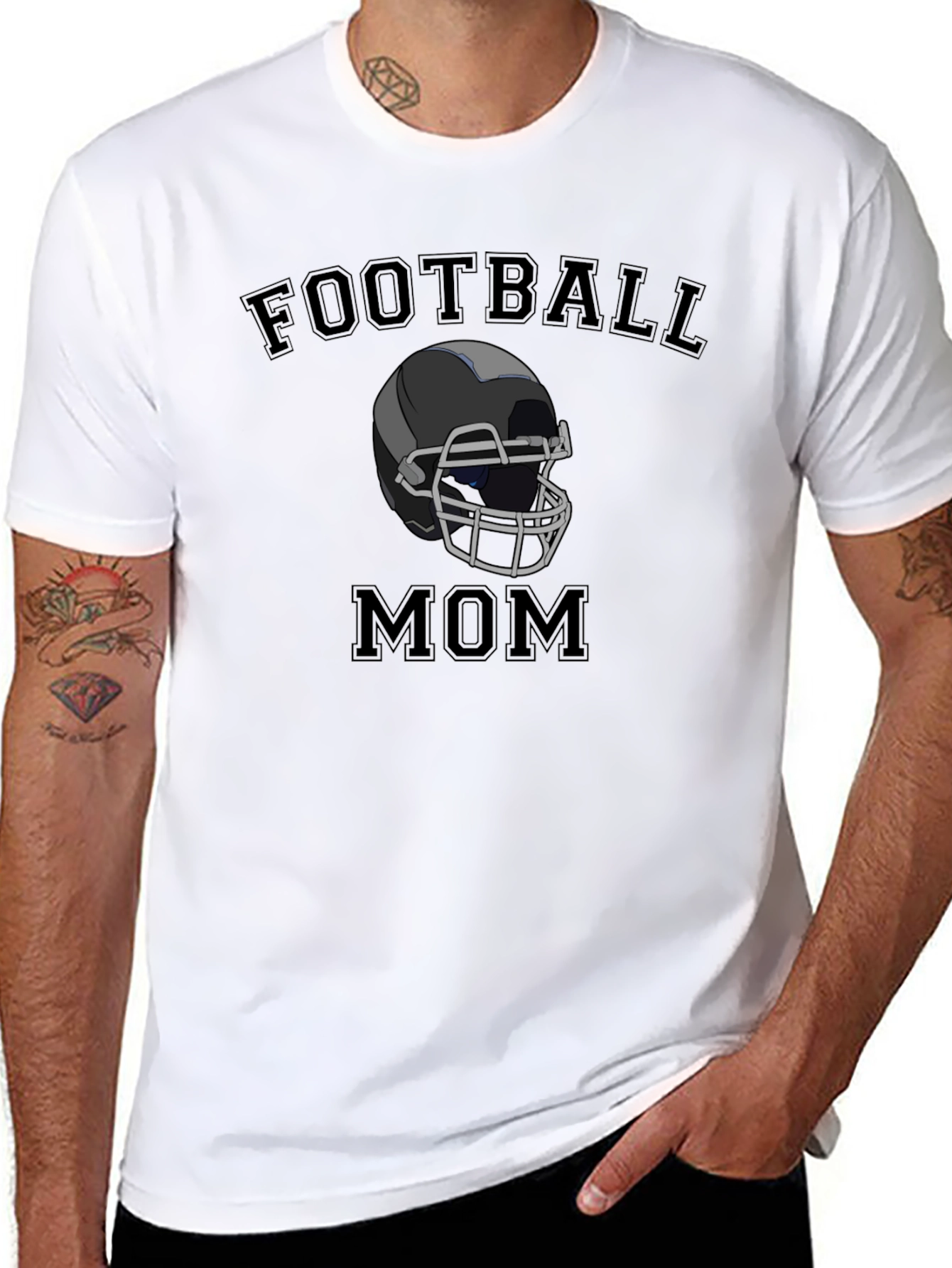 Football Mom Graphic T-Shirt