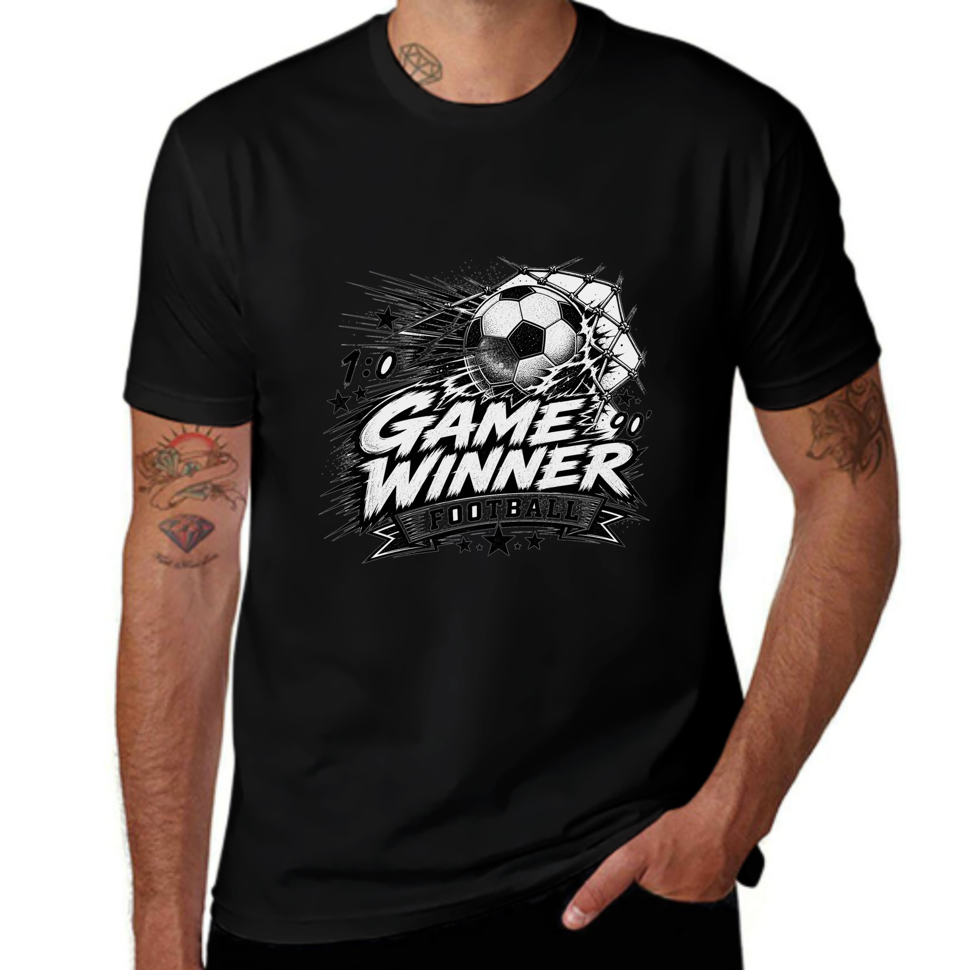 Special Offer Game Winner Football Score Tee