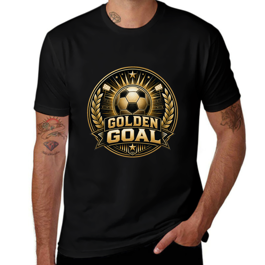 Online Exclusive Golden Goal Sunburst Soccer Tee