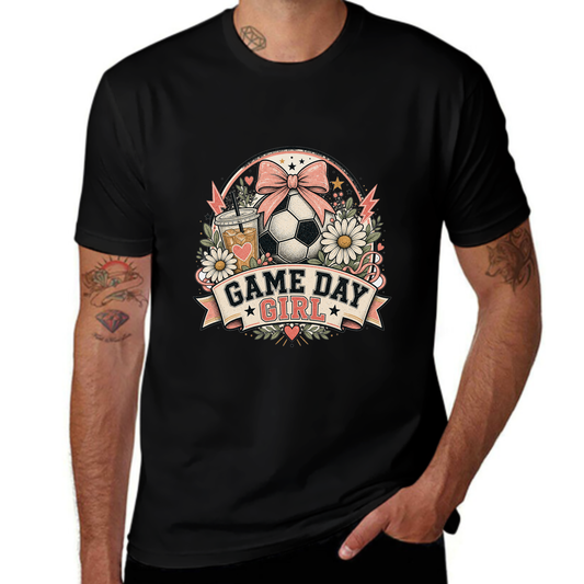 Limited Edition Game Day Girl Soccer Bow Tee