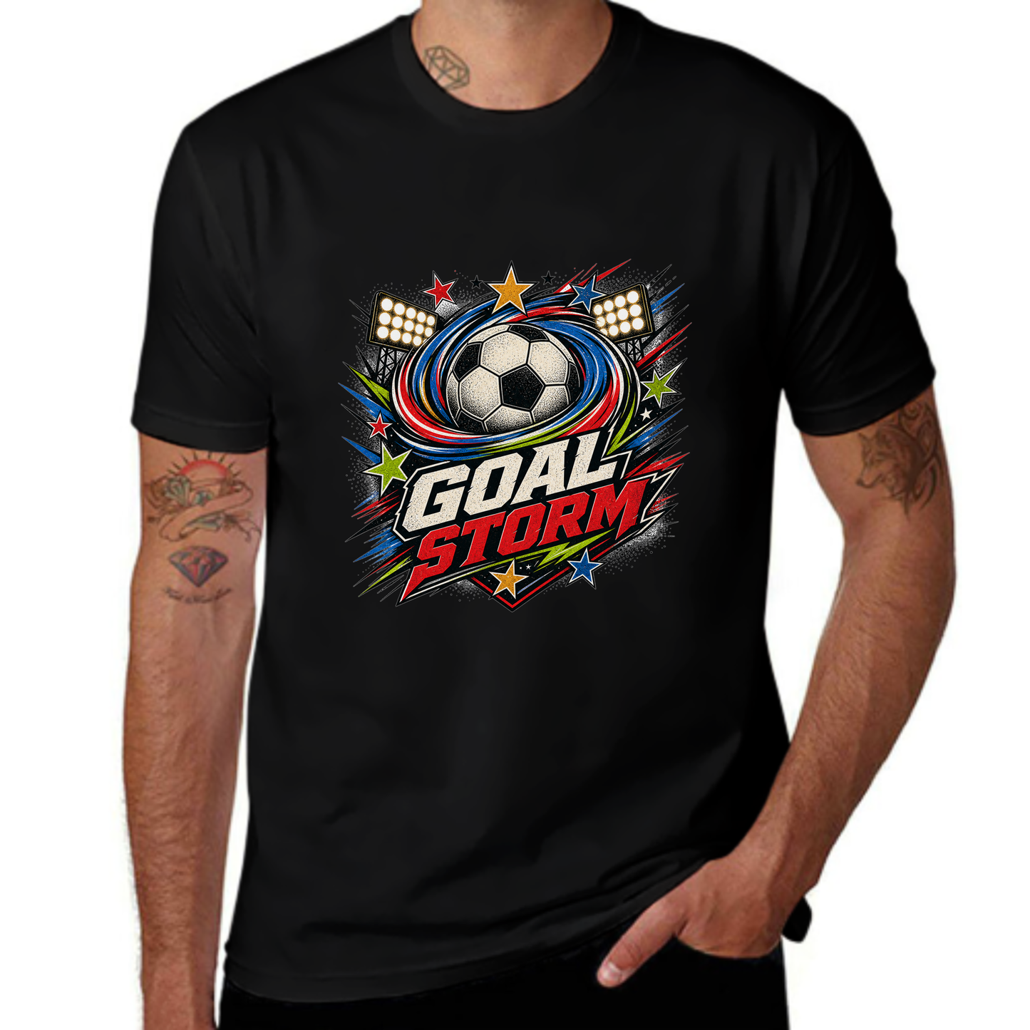 Game Day Deal Goal Storm Soccer Lightning Tee