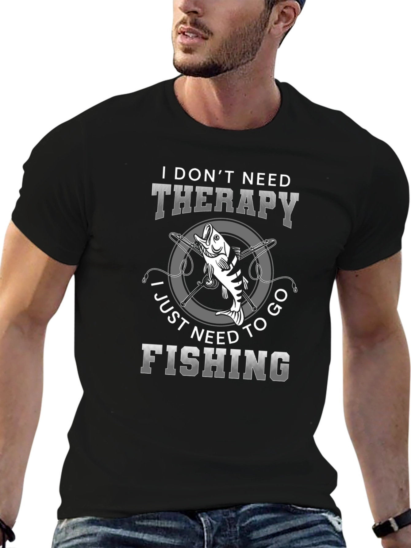 Funny Fishing T-Shirt - Therapy Alternative