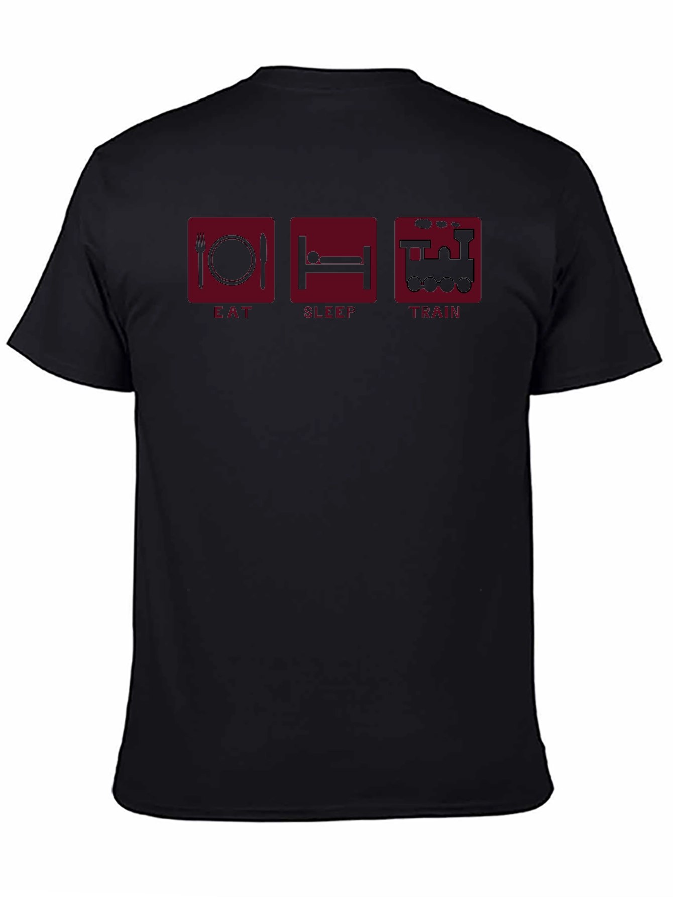 Eat Sleep Train Graphic Tee - Train Lovers T-Shirt