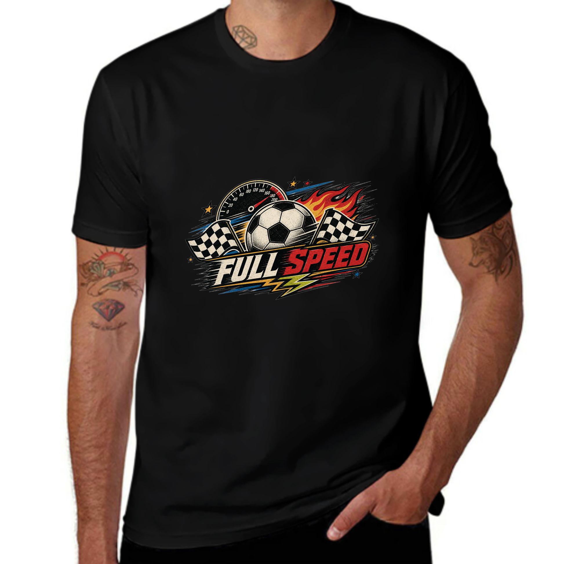 Limited Run Full Speed Soccer Racing Tee