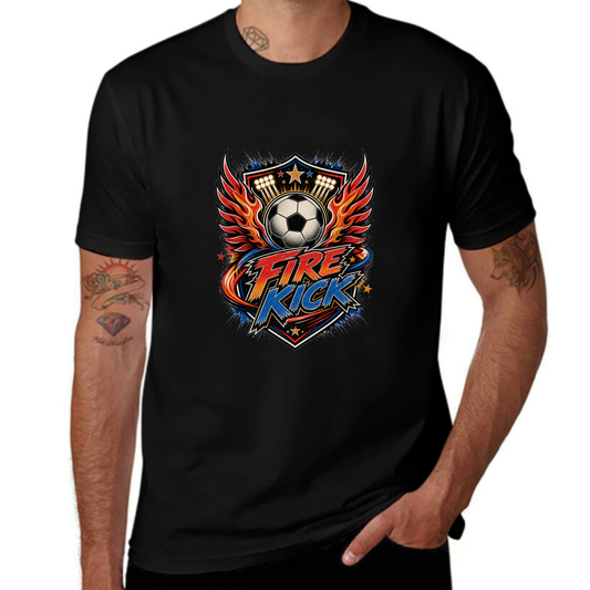 Training Day Favorite Fire Kick Soccer Flame Tee