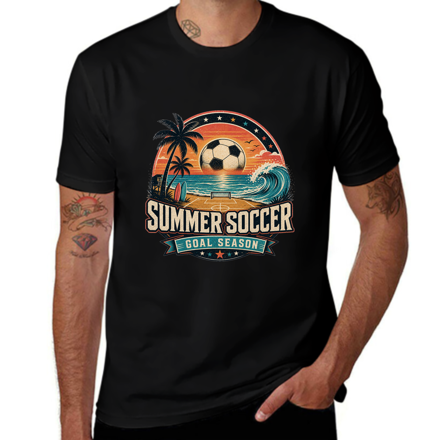 Game Day Deal Summer Soccer Goal Season Tee