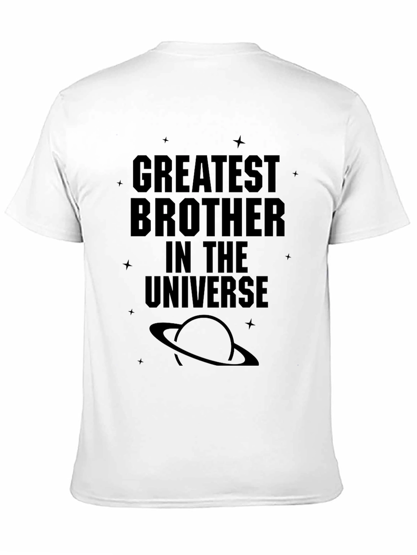 Greatest Brother in the Universe Black T-Shirt