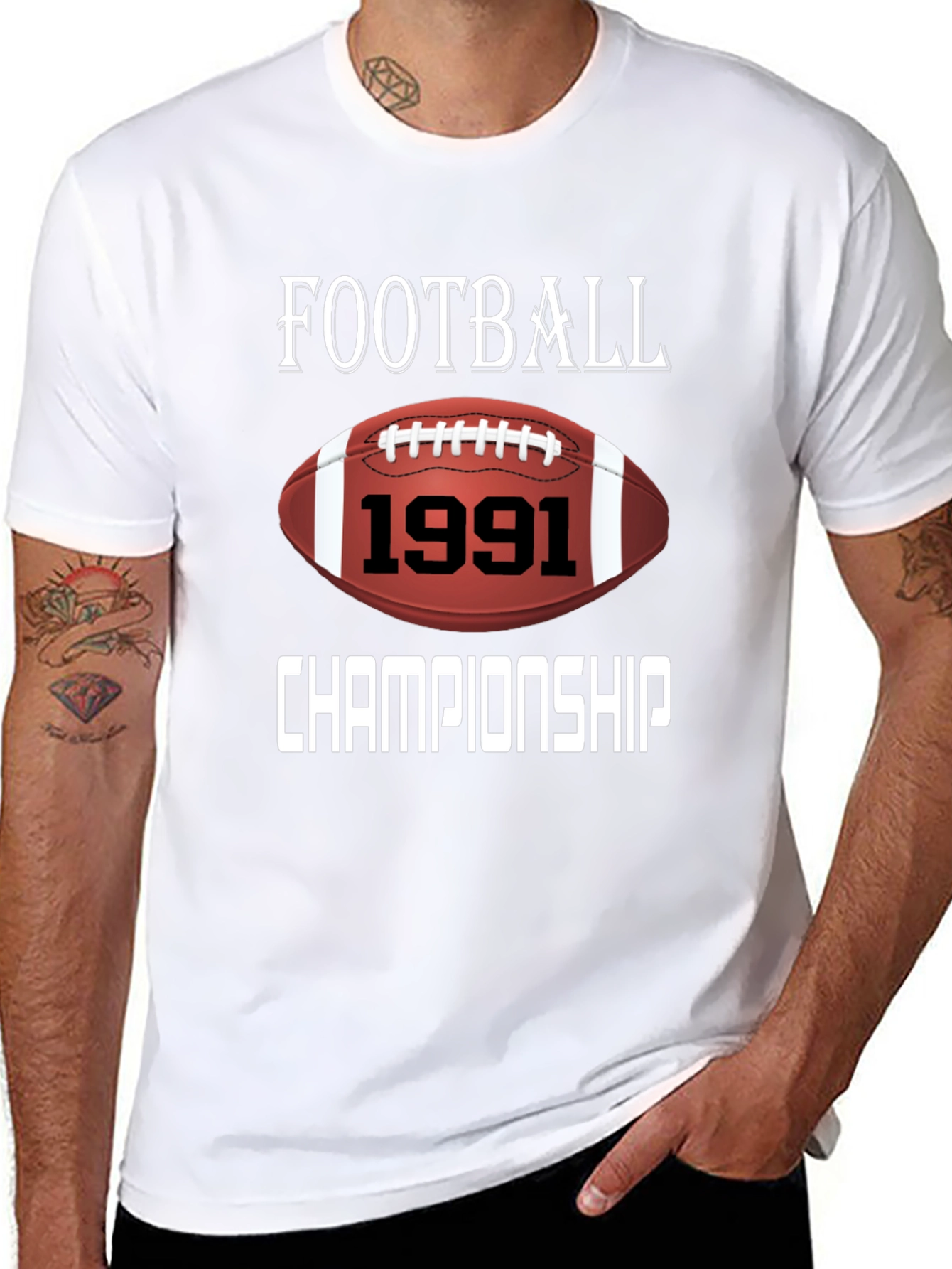 Football Championship 1991 Graphic Tee