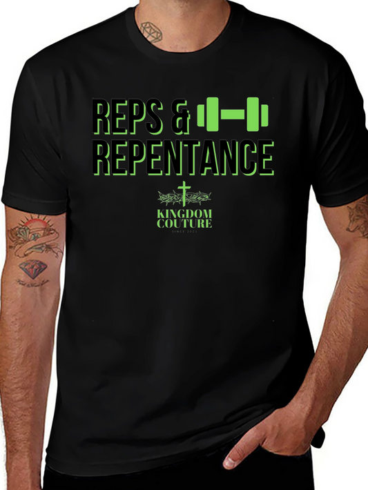 Reps & Repentance Graphic T-Shirt - Black