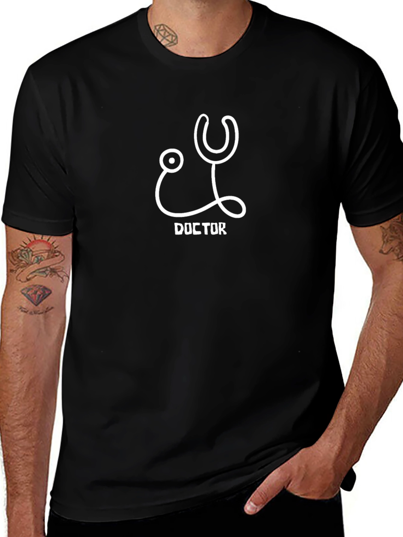 Doctor Stethoscope T-Shirt - Medical Professional Apparel