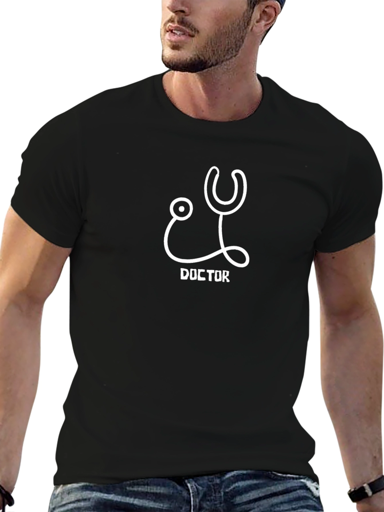 Doctor Stethoscope T-Shirt - Medical Professional Apparel
