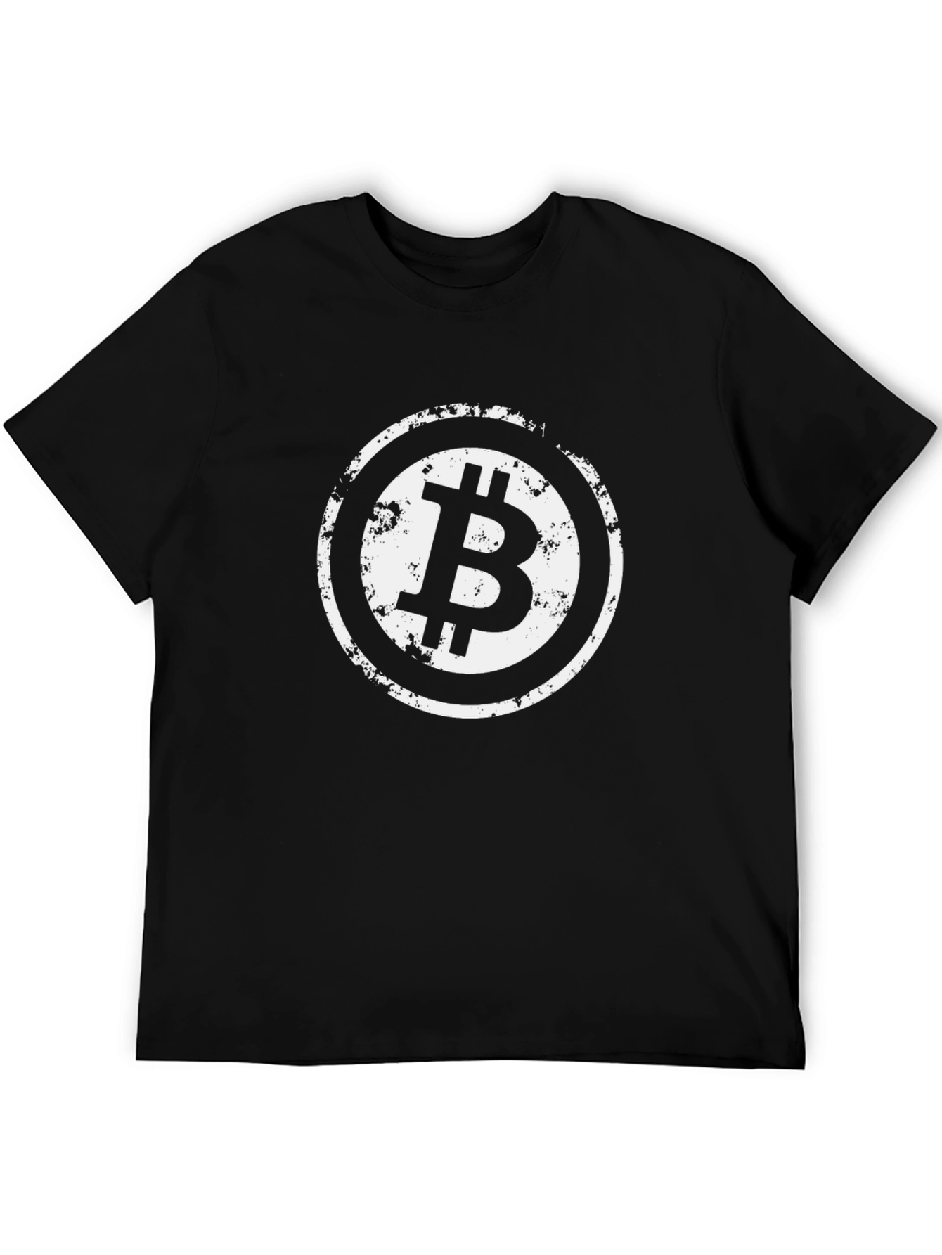 Bitcoin Logo Black T-Shirt - Crypto Currency Tee