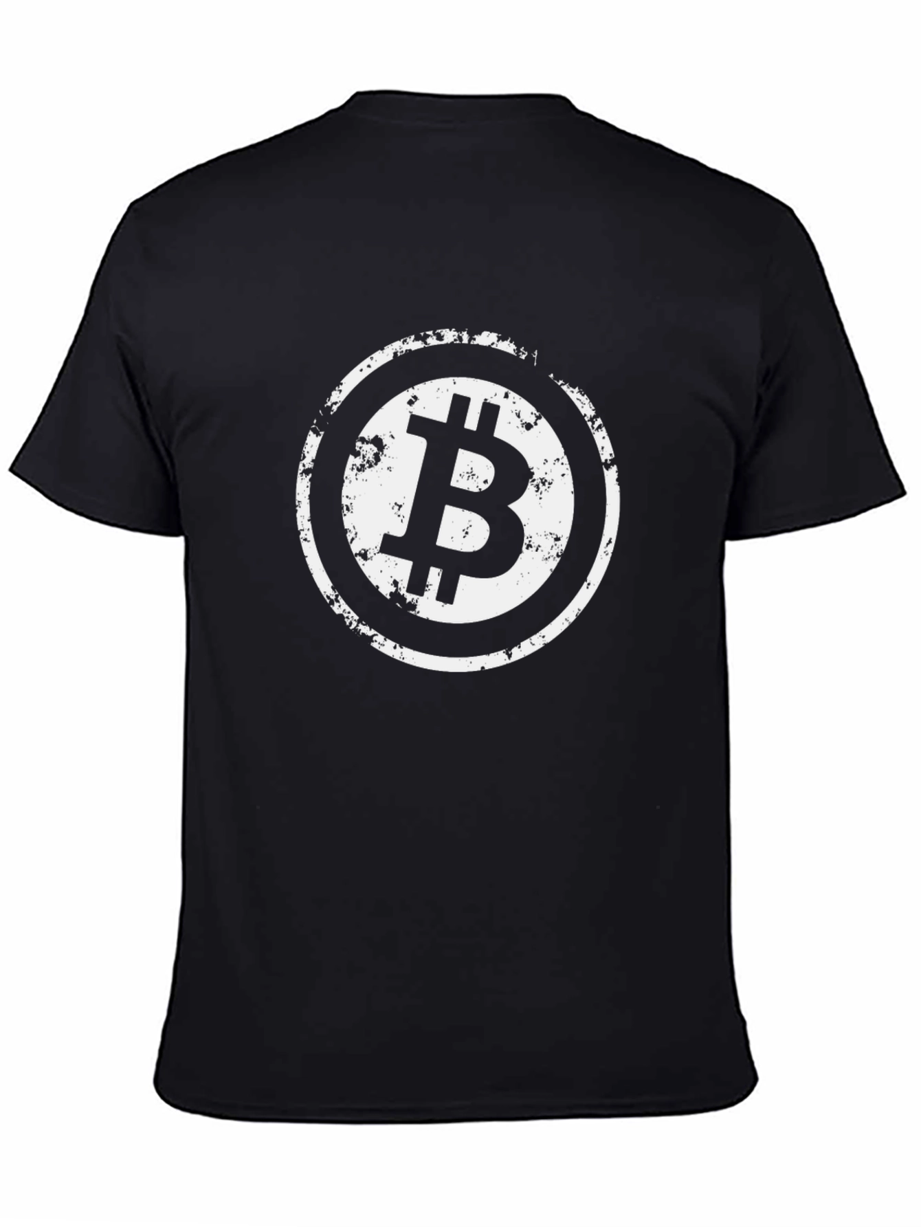 Bitcoin Logo Black T-Shirt - Crypto Currency Tee
