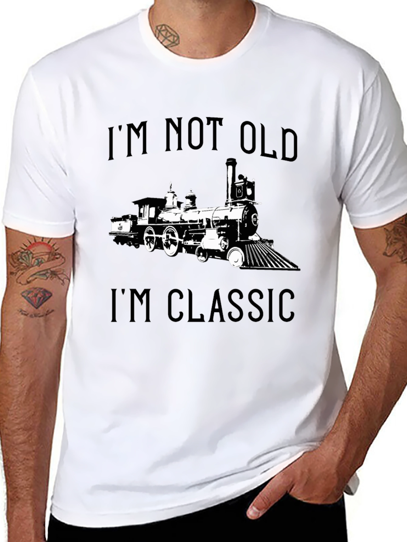 Im Not Old Im Classic Train T-Shirt
