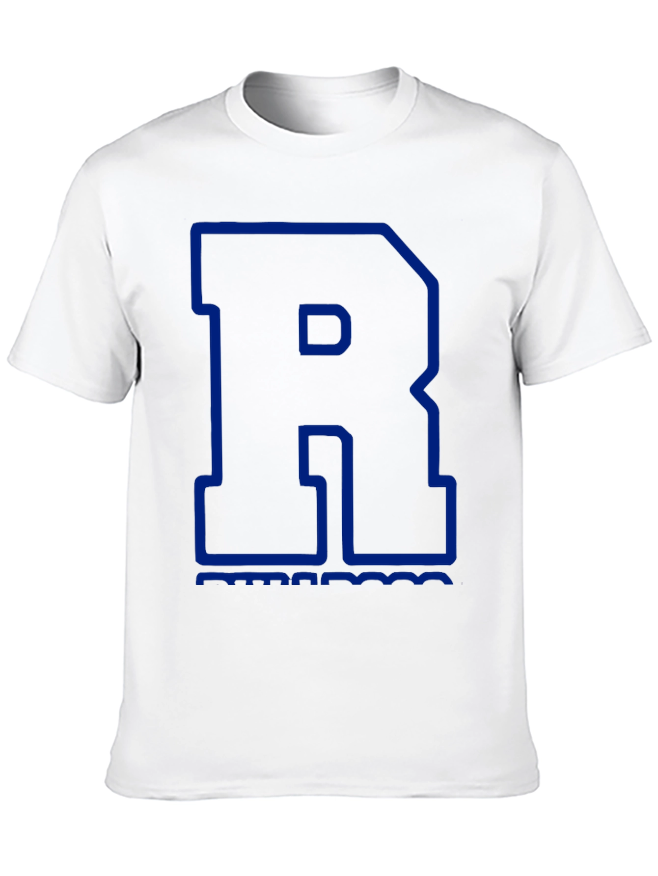 Bold Blue R Graphic T-Shirt - Stylish Casual Tee