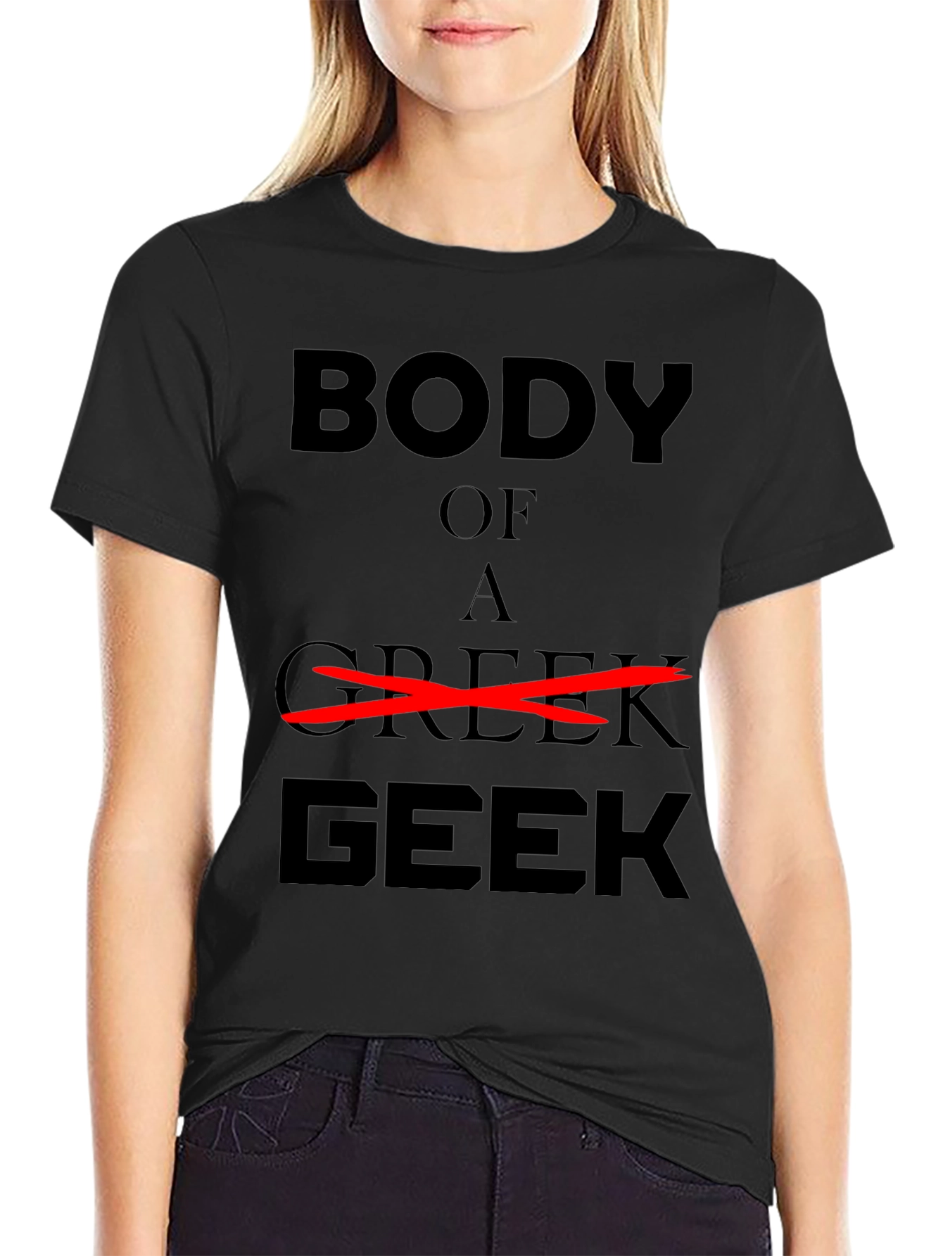 Body of a Geek Graphic T-Shirt