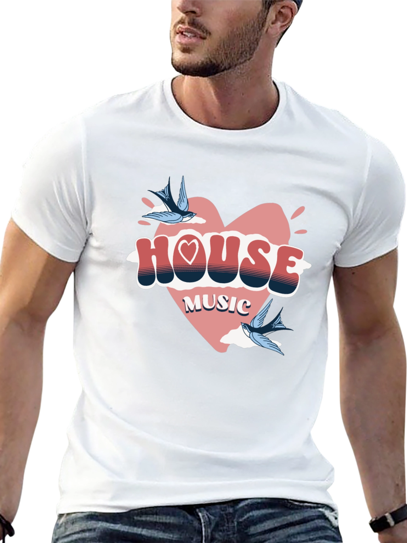House Music Heart T-Shirt