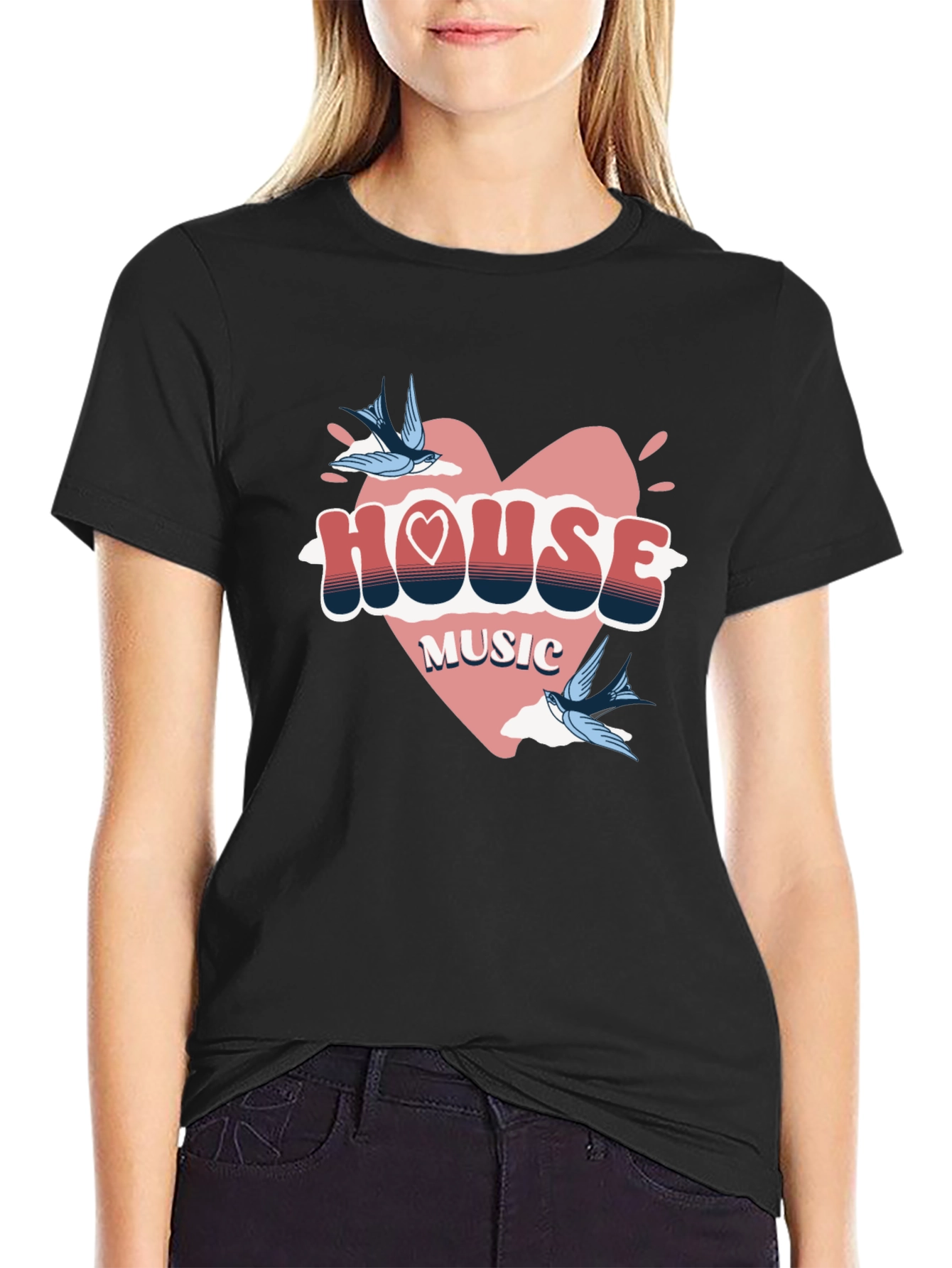 House Music Heart T-Shirt