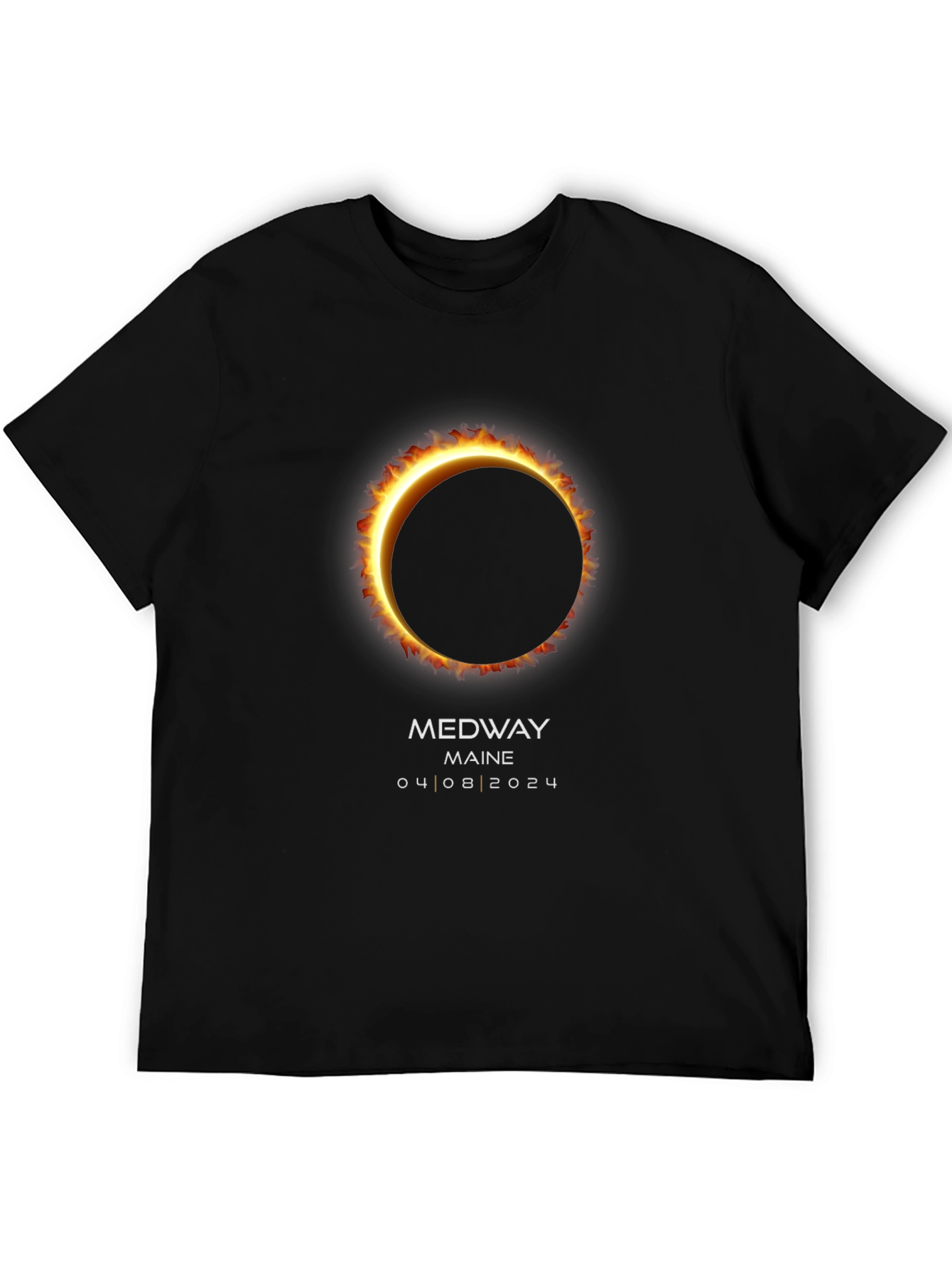 Medway Maine Eclipse T-Shirt - April 8 2024