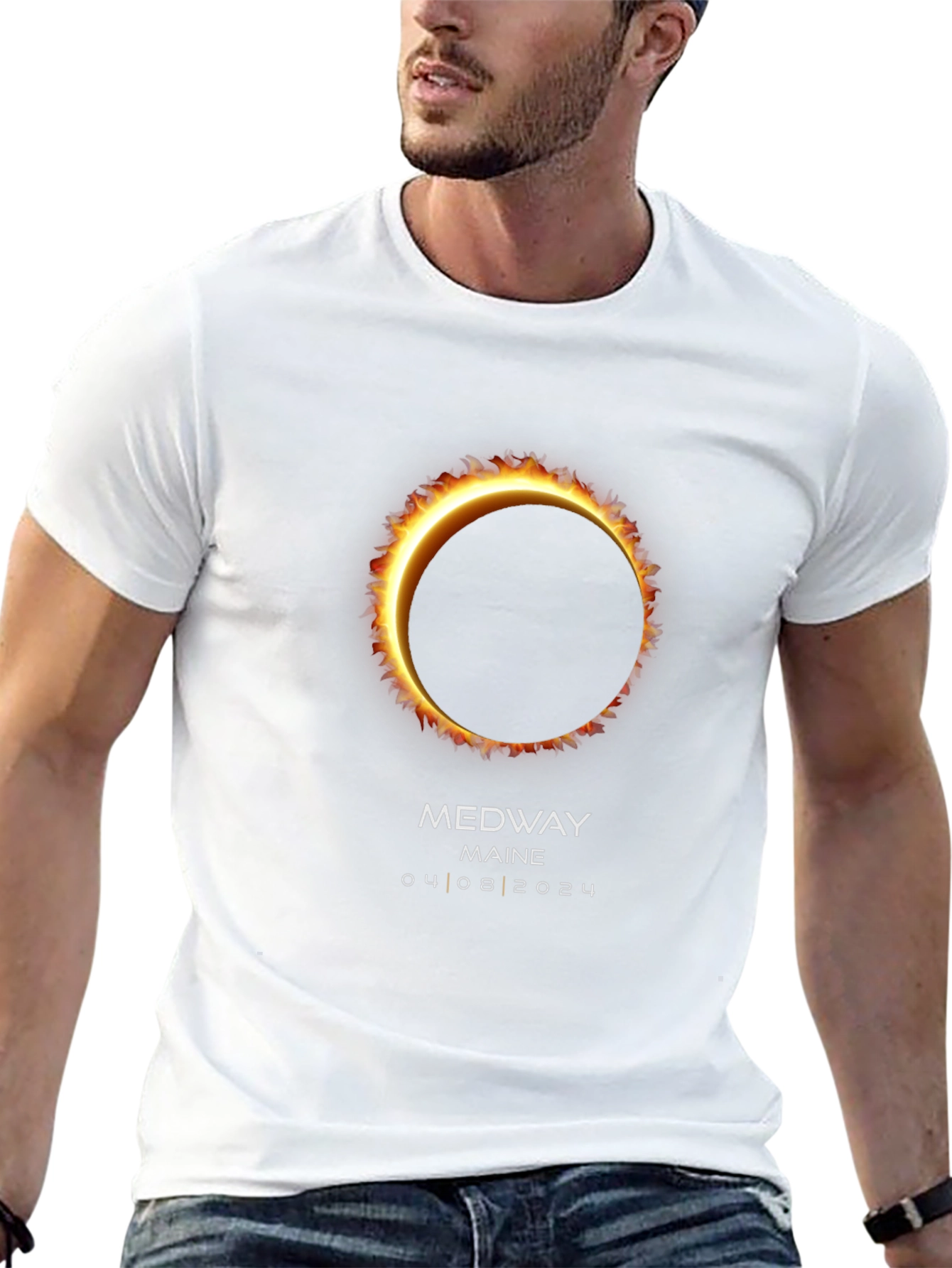 Medway Maine Eclipse T-Shirt - April 8 2024