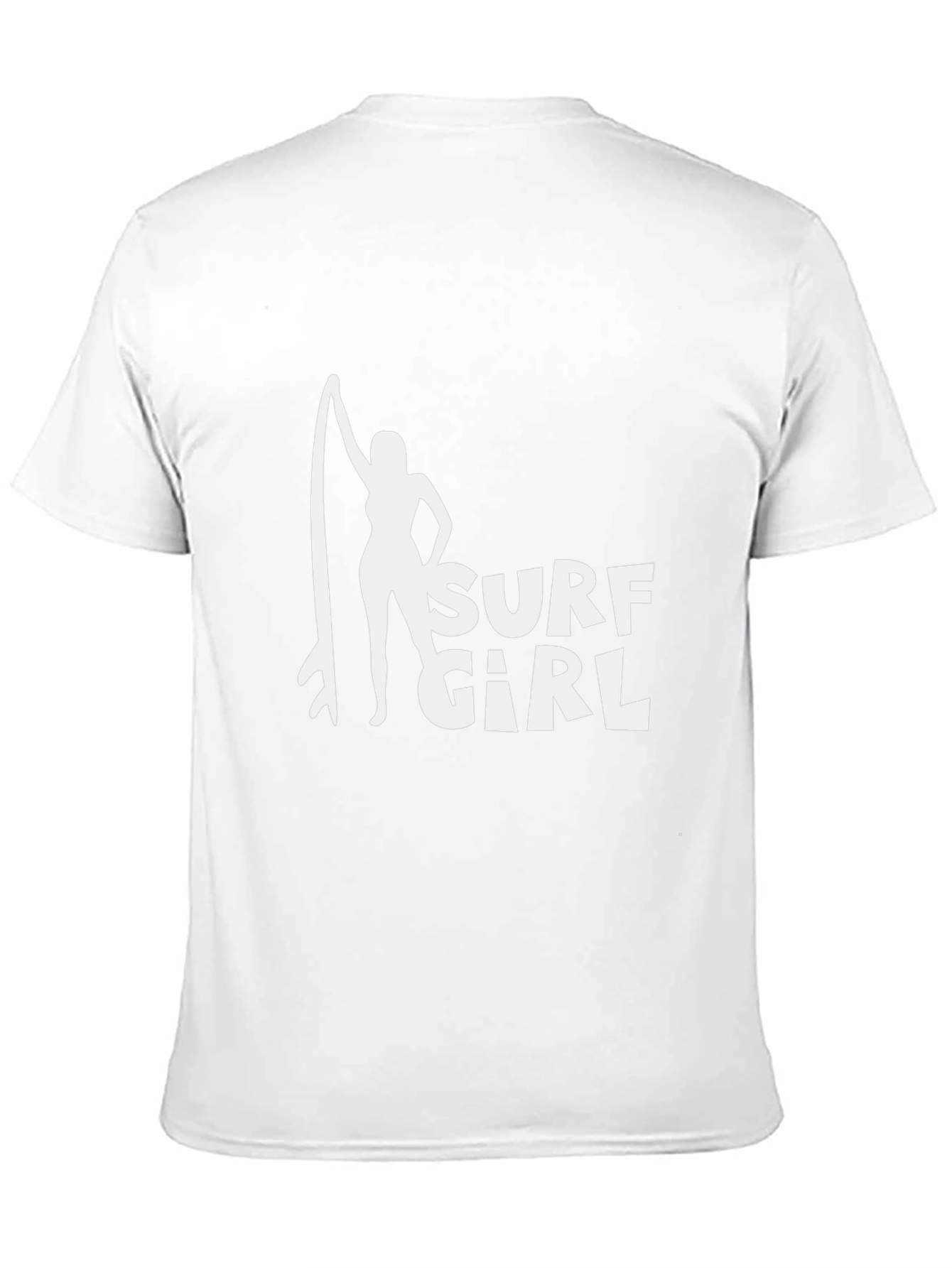 Surf Girl Black T-Shirt