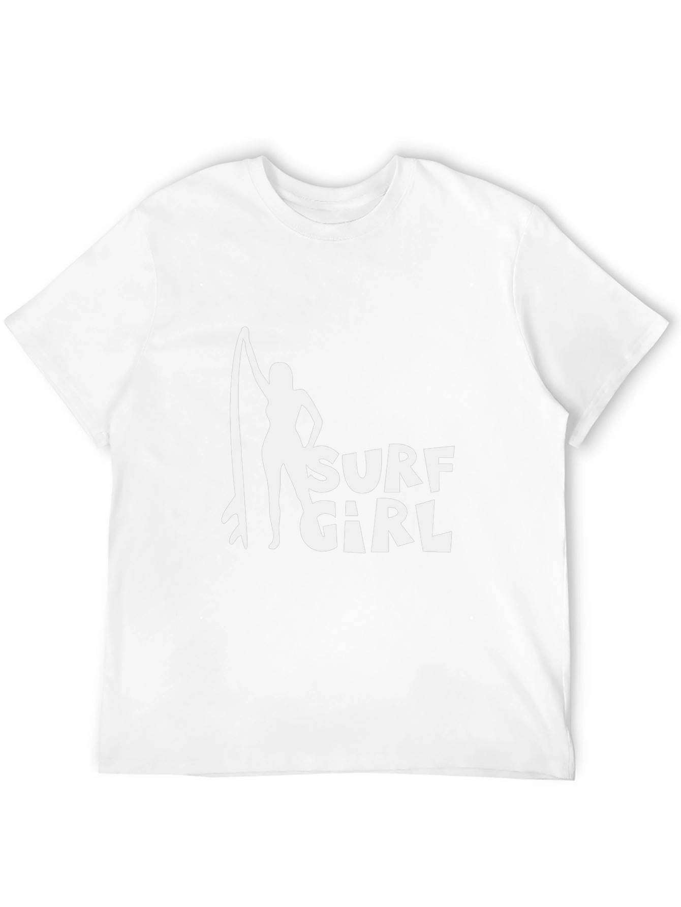 Surf Girl Black T-Shirt