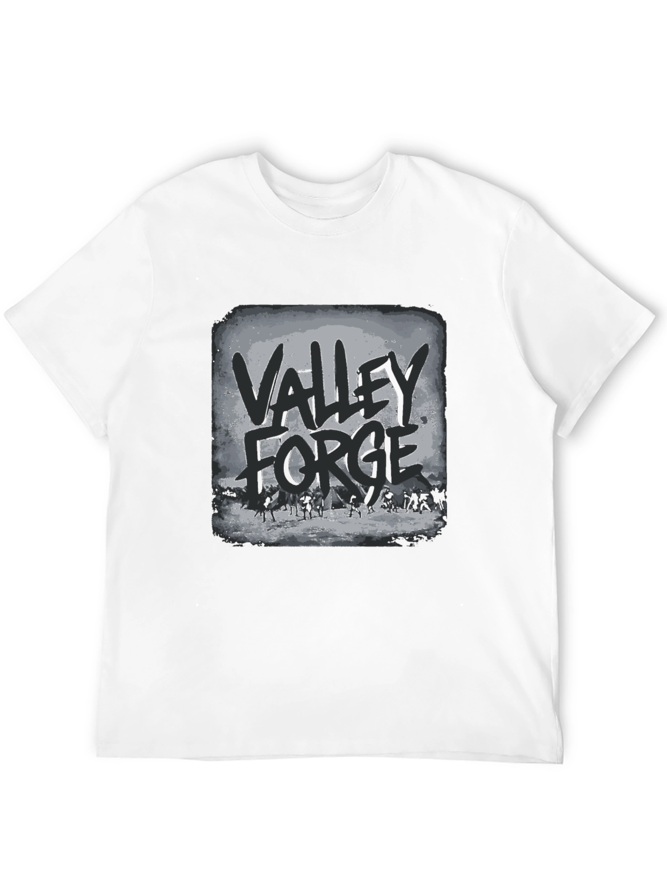 Valley Forge T-Shirt - Black Graphic Tee